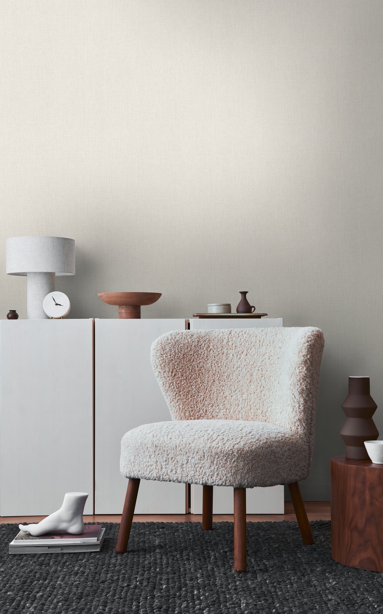 Hochwertige  Tapete aus der Kollektion Stories of Life in Grau