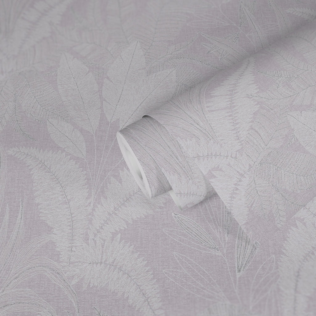 Hochwertige Vliestapete Violett Floral