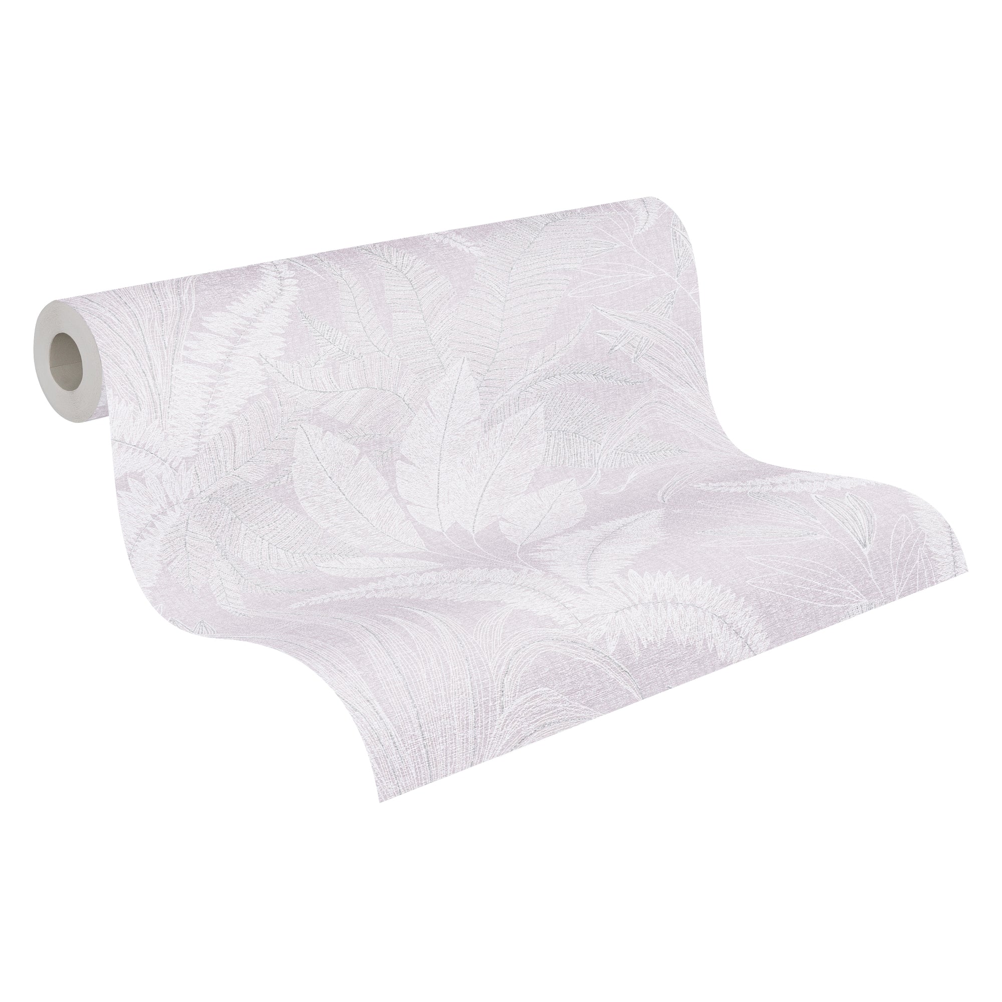Hochwertige Vliestapete Violett Floral