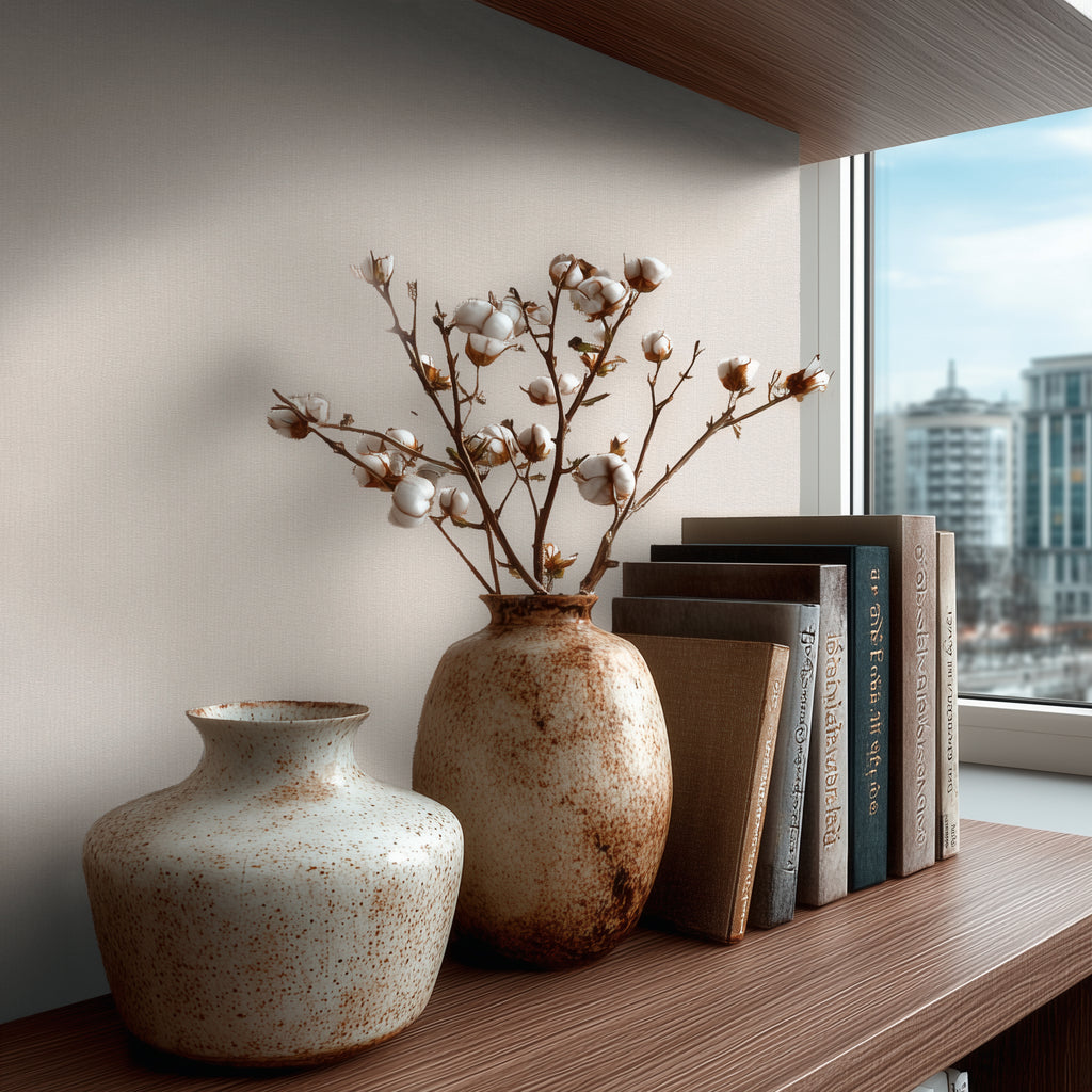 Hochwertige  Tapete aus der Kollektion Stories of Life in Weiß