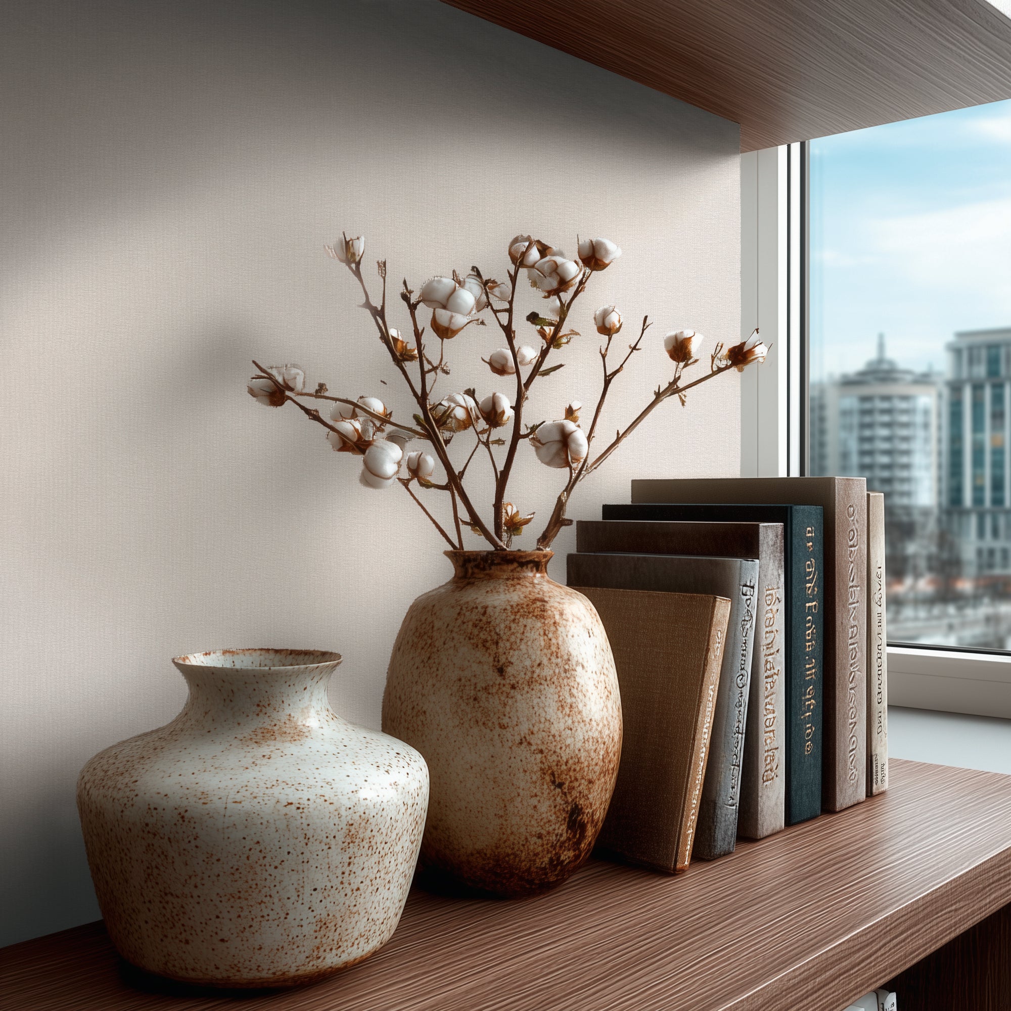 Hochwertige  Tapete aus der Kollektion Stories of Life in Weiß