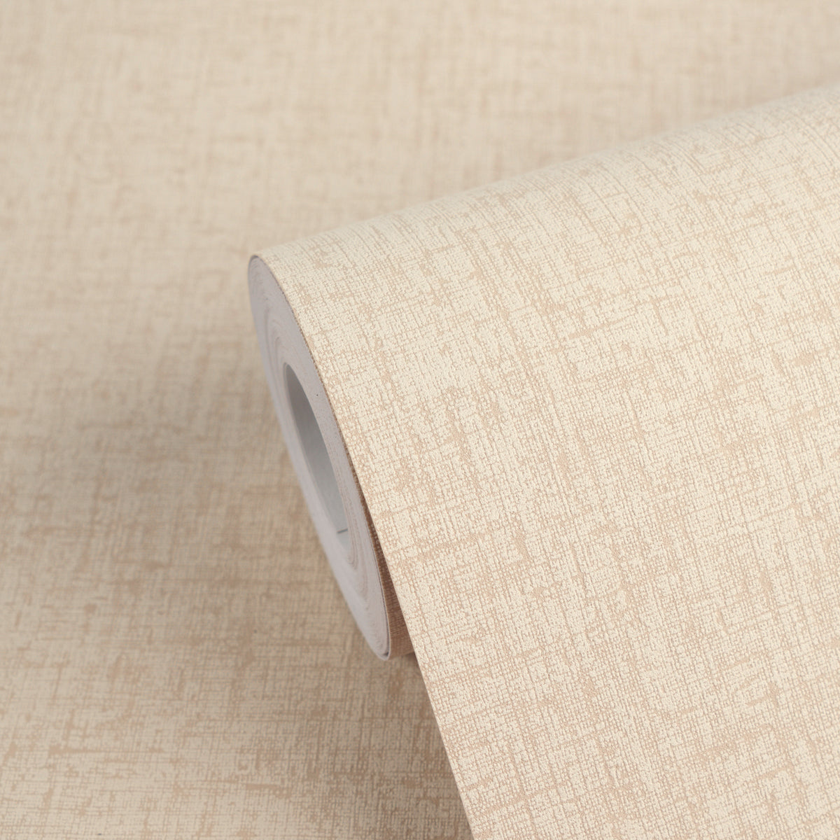 Hochwertige Vliestapete Beige Unitapete