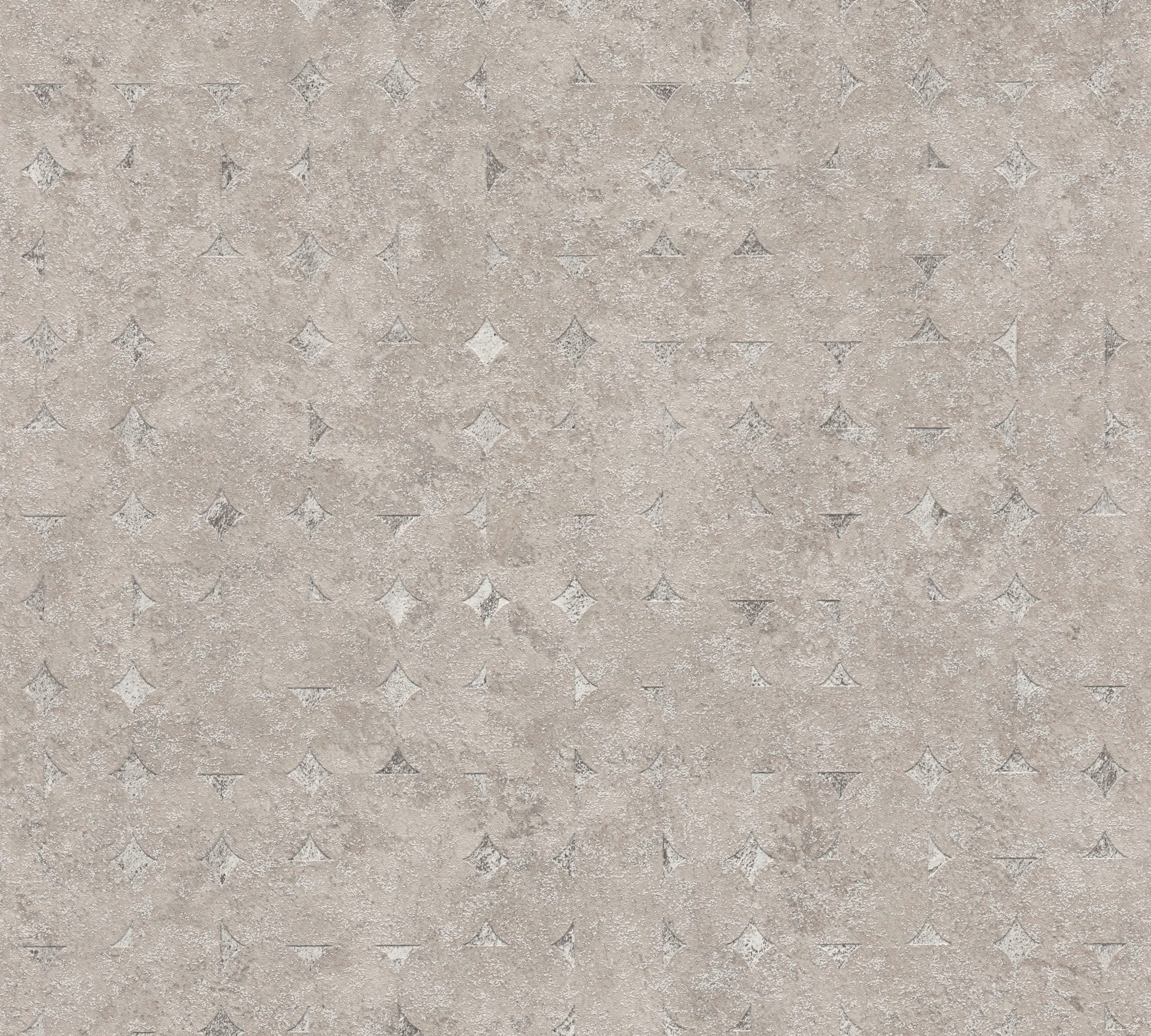 Hochwertige Vliestapete Beige Geometrisch