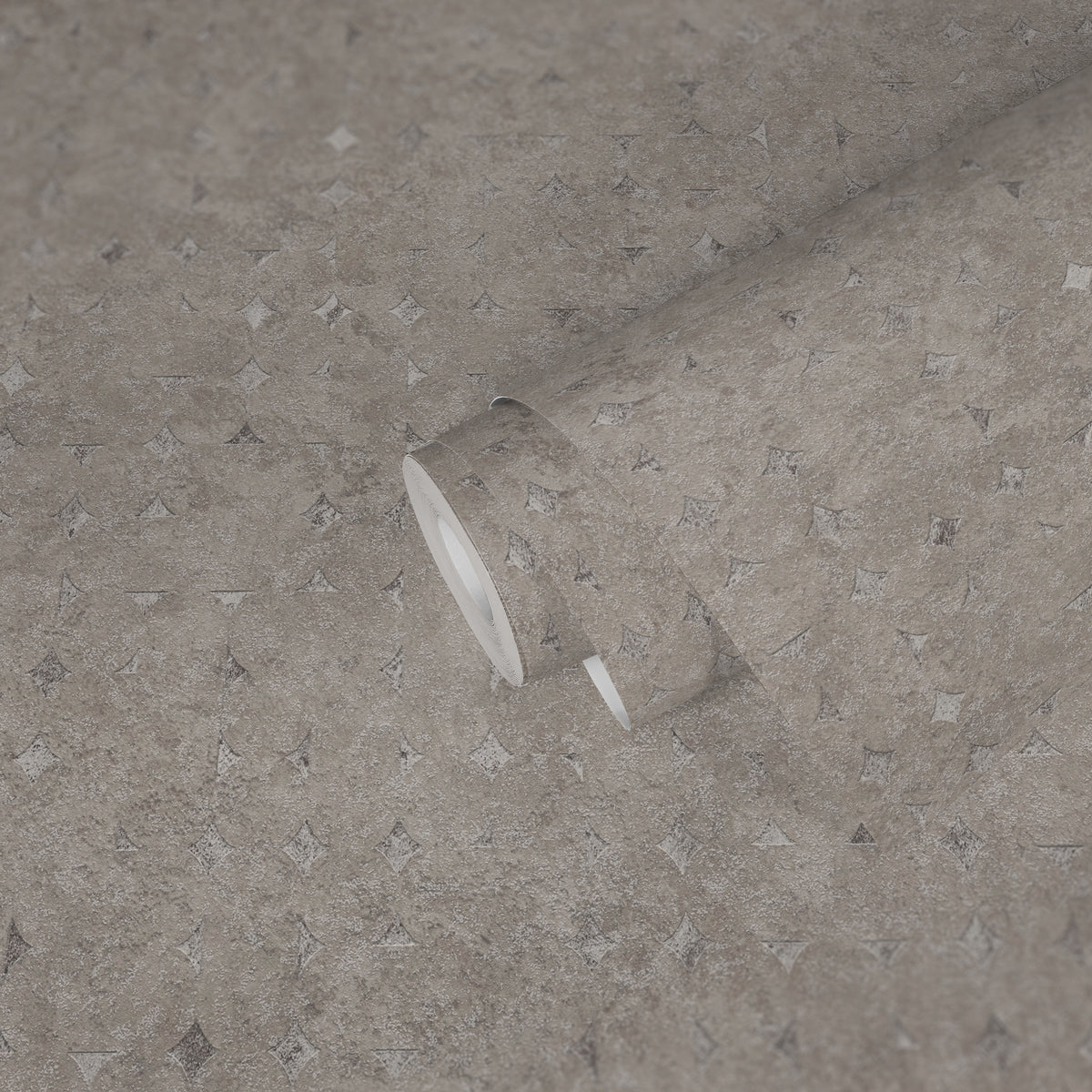 Hochwertige Vliestapete Beige Geometrisch