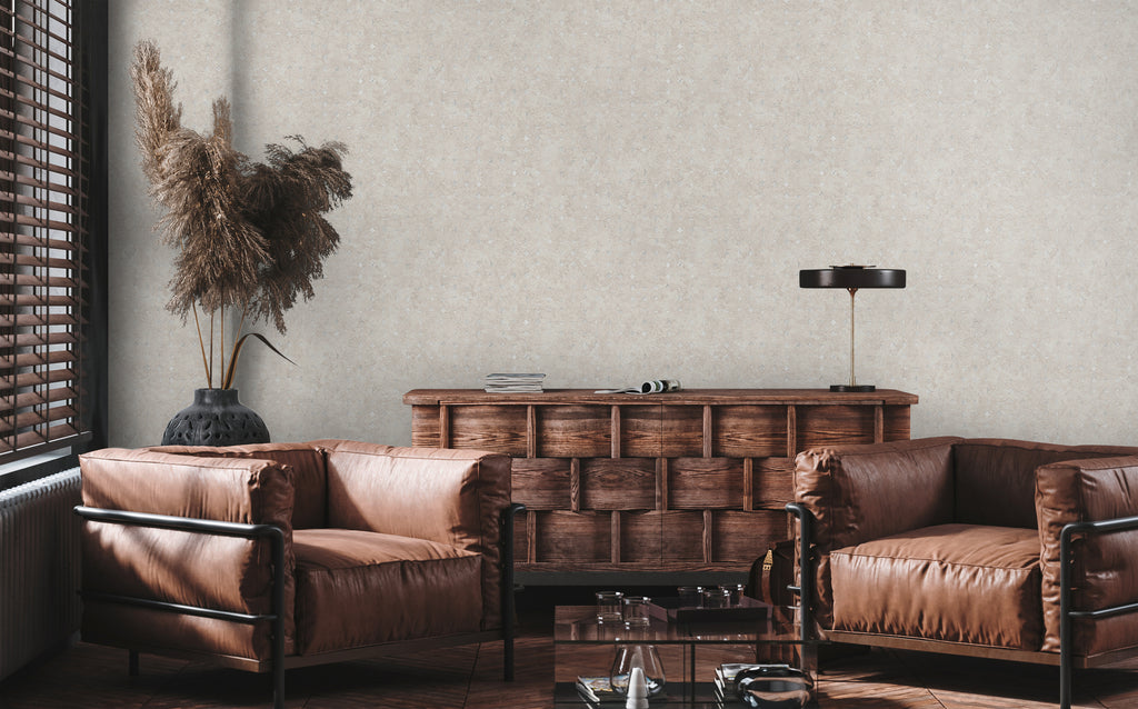 High-Quality Non-Woven Wallpaper Beige Geometric