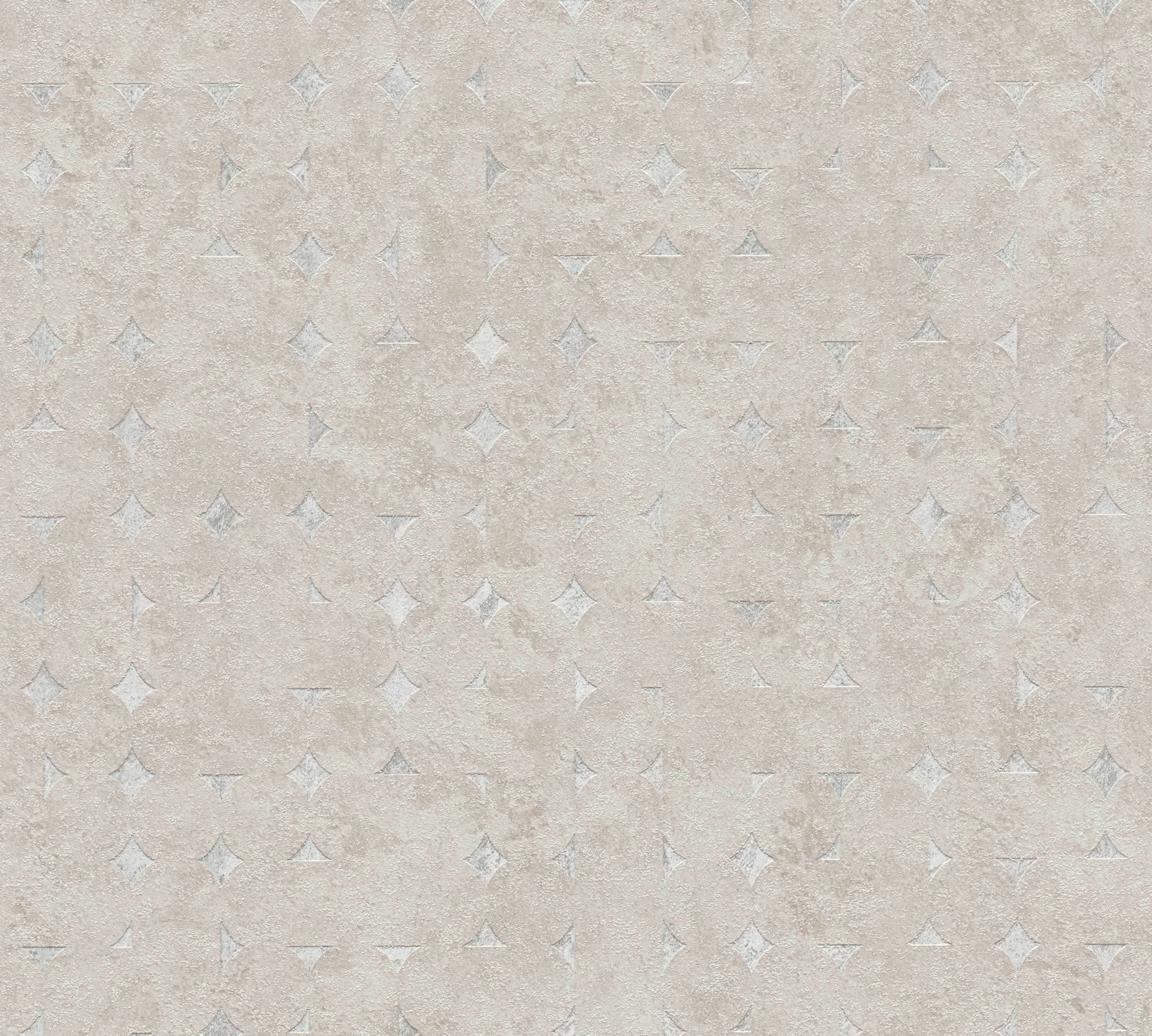High-Quality Non-Woven Wallpaper Beige Geometric