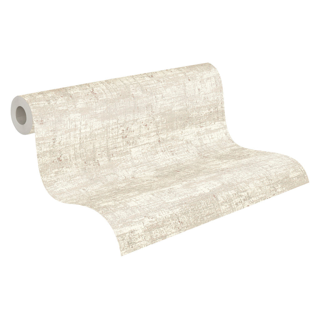 High-Quality Non-Woven Wallpaper Beige Structure