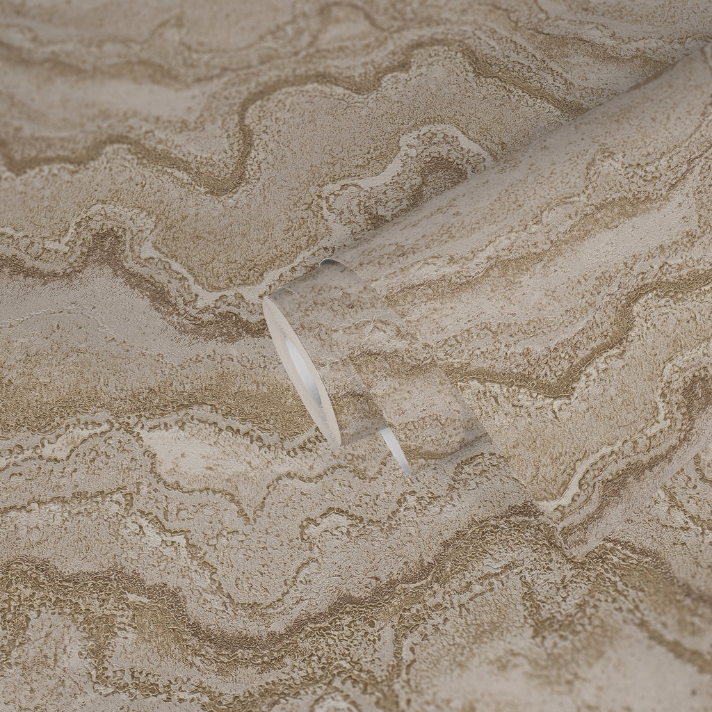 High-Quality Non-Woven Wallpaper Grey Marble