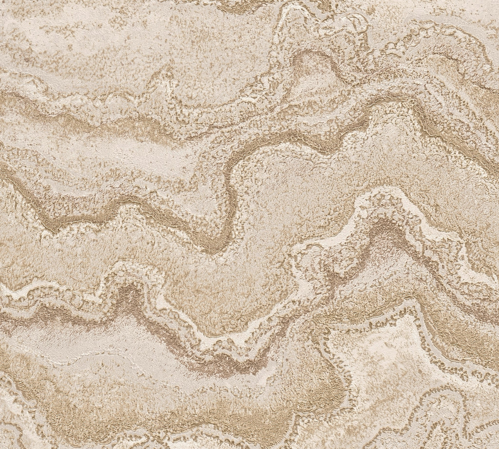High-Quality Non-Woven Wallpaper Grey Marble