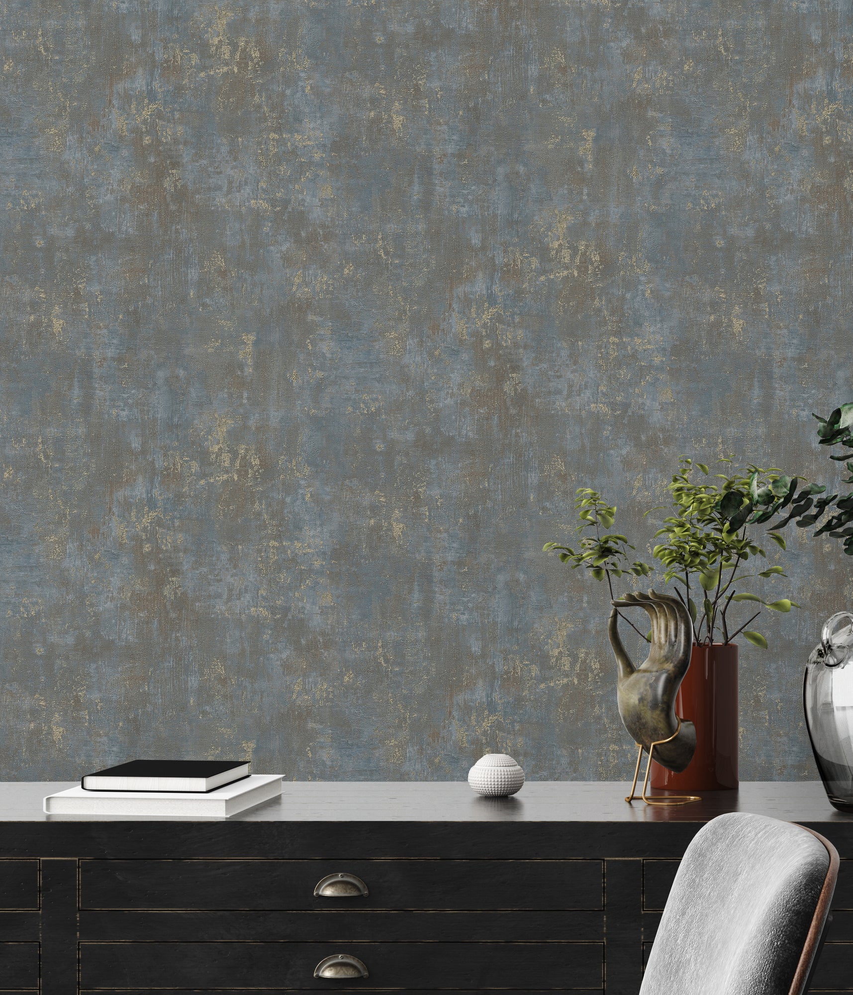 High-quality non-woven wallpaper brown texture