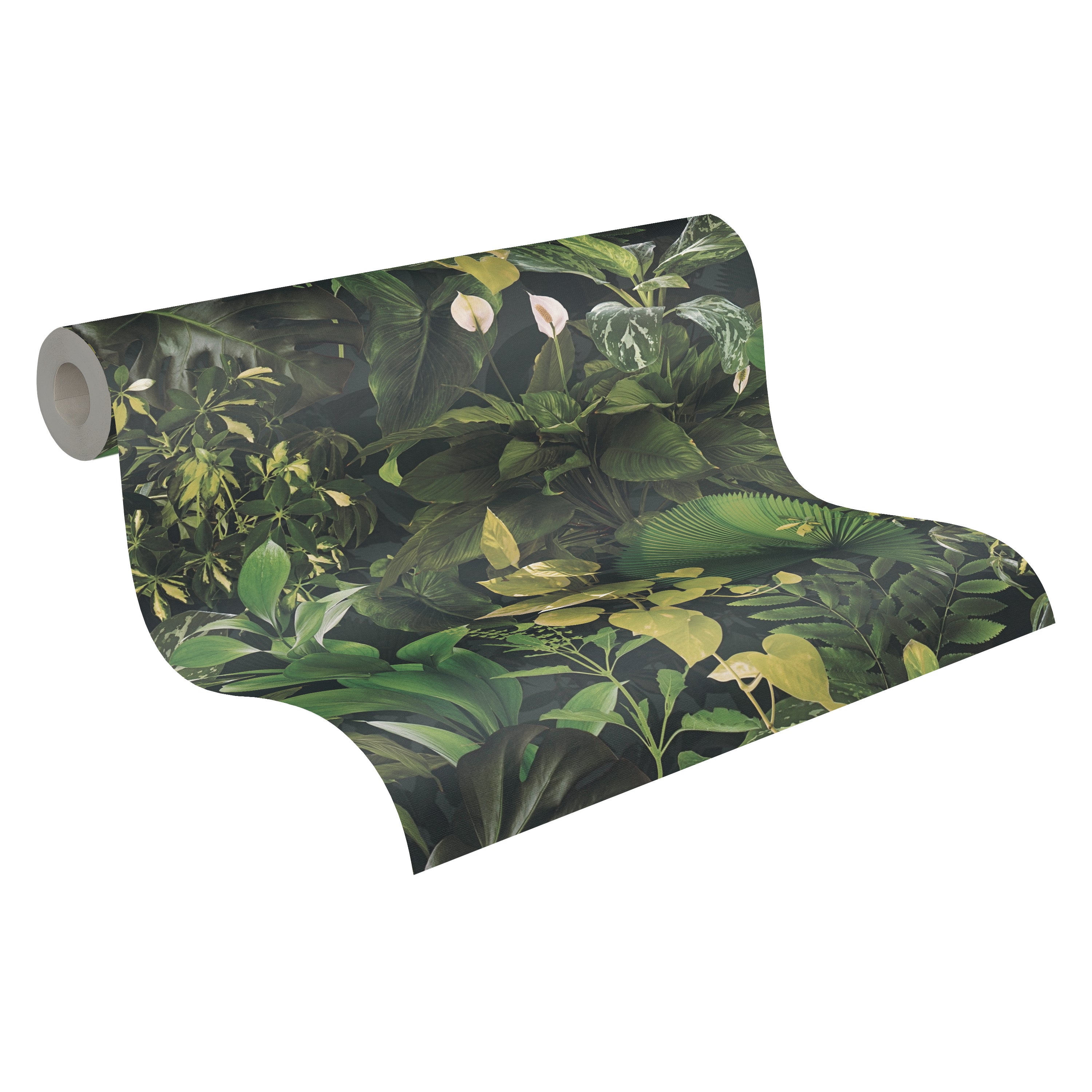 Premium Non-Woven Wallpaper Green Jungle