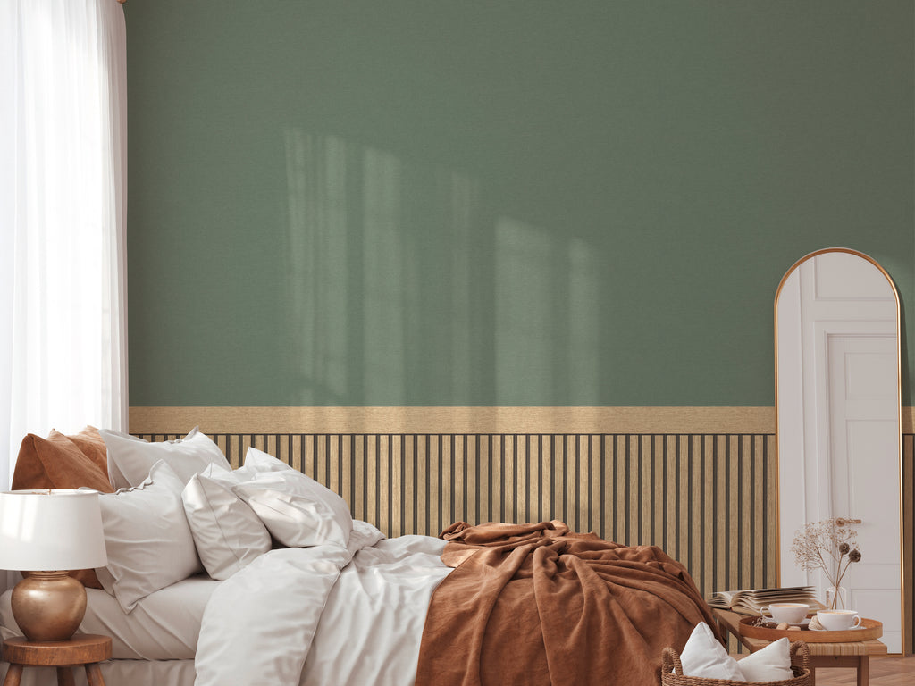 High-Quality Non-Woven Wallpaper Beige Wood Look