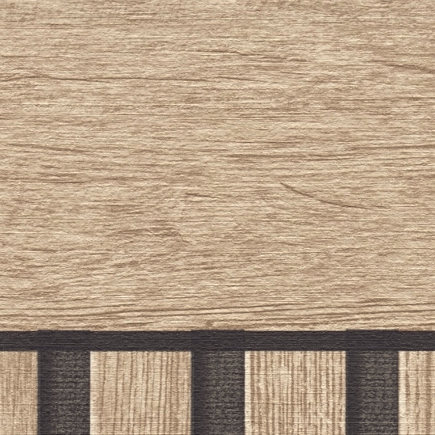 High-Quality Non-Woven Wallpaper Beige Wood Look