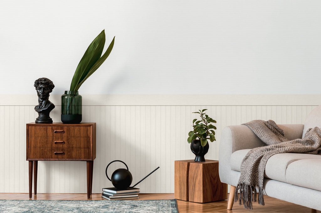 High-quality Non-woven Wallpaper Grey Wood Look