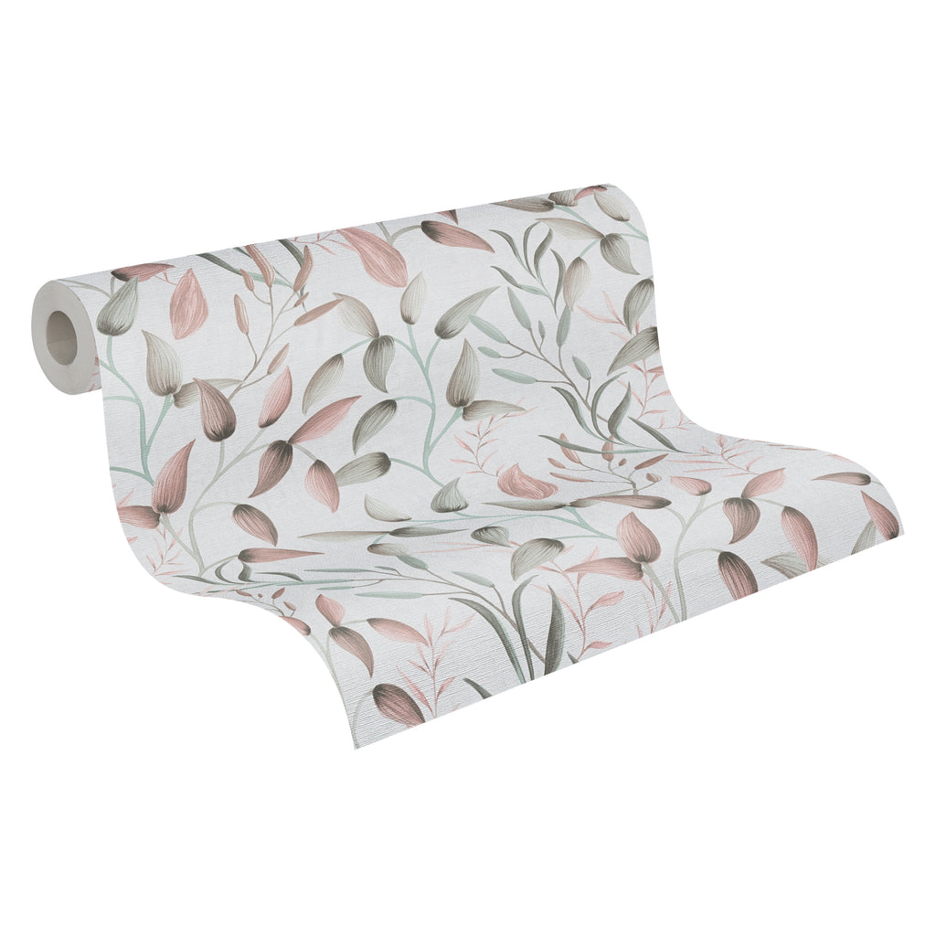 Premium Non-Woven Wallpaper Green Leaves