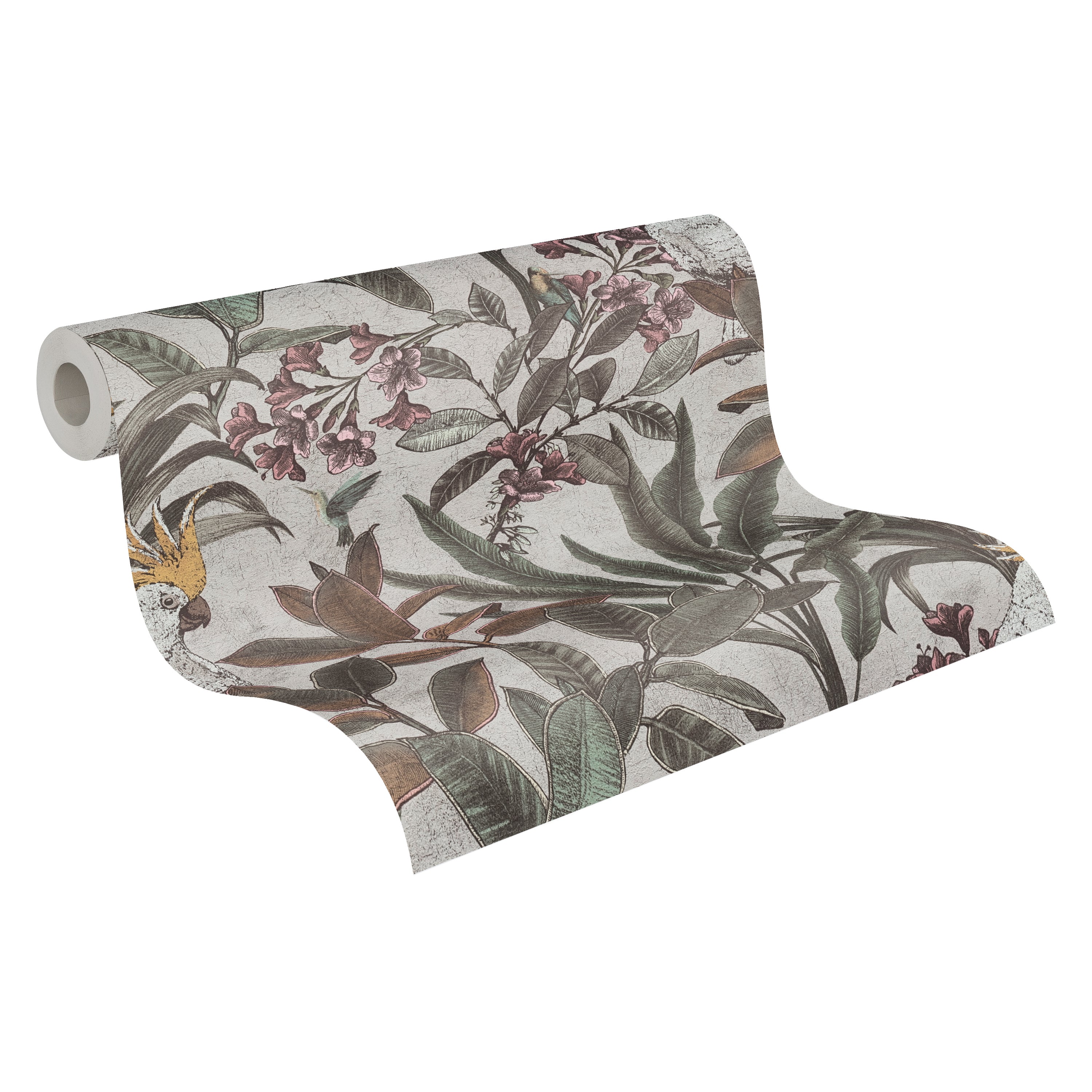 High-Quality Non-Woven Wallpaper Green Jungle
