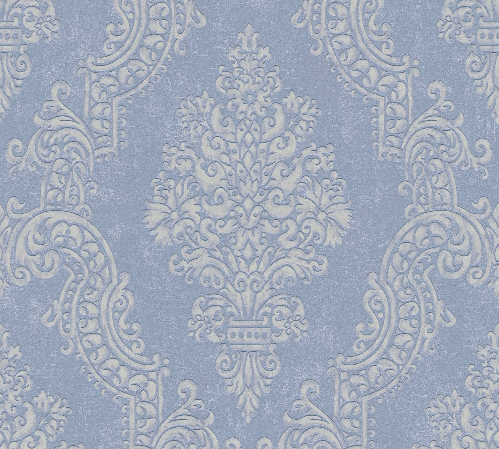 High-Quality Non-Woven Wallpaper Violet Baroque