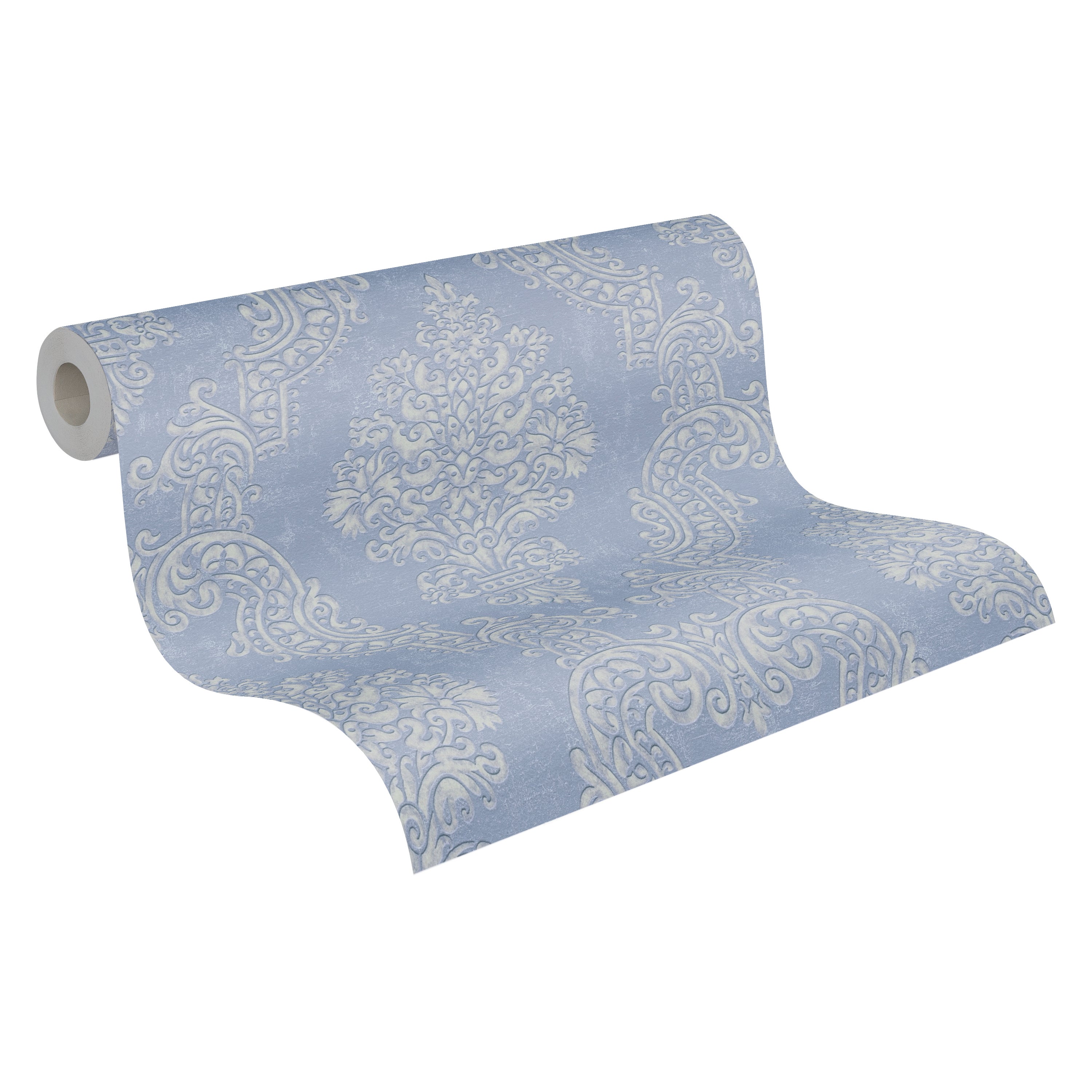 High-Quality Non-Woven Wallpaper Violet Baroque