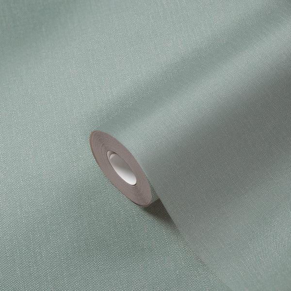 High-Quality Non-Woven Wallpaper Green Plain Wallpaper