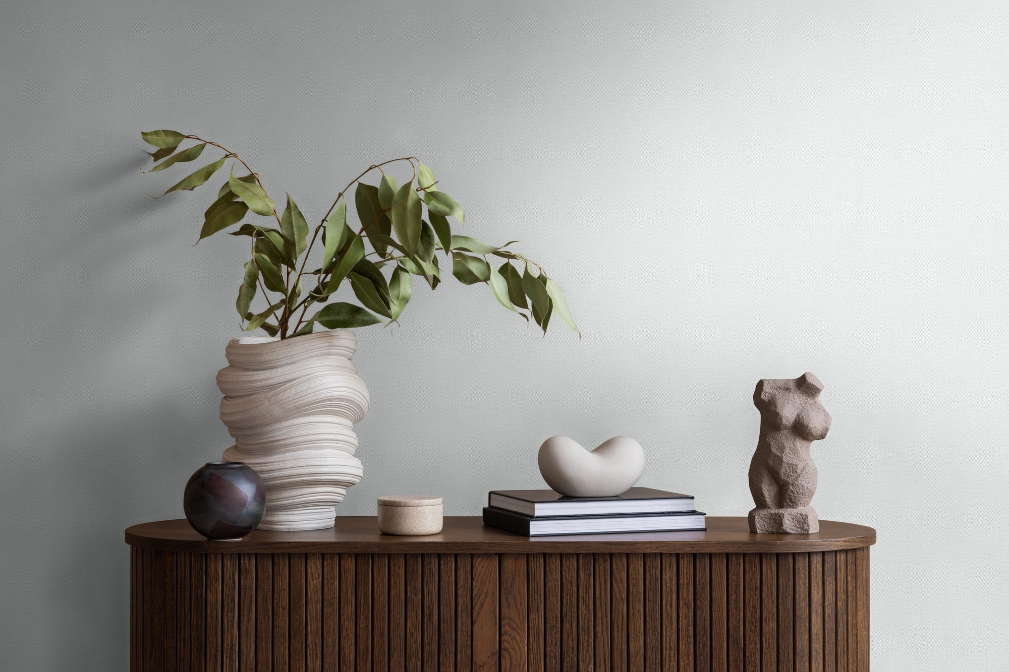 Hochwertige Tapete aus der Kollektion Pure Elegance in Weiß