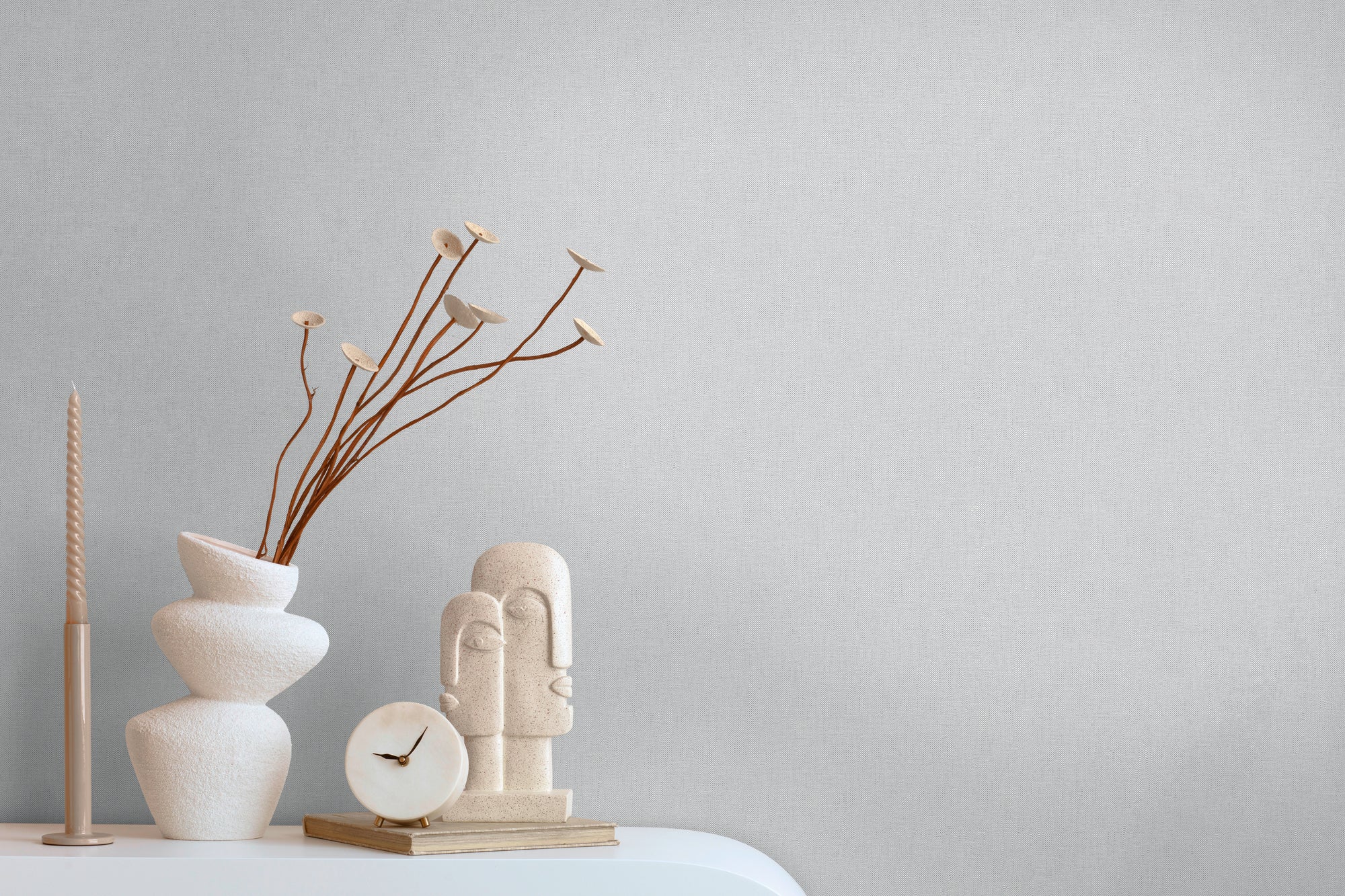 Hochwertige Tapete aus der Kollektion Pure Elegance in grau