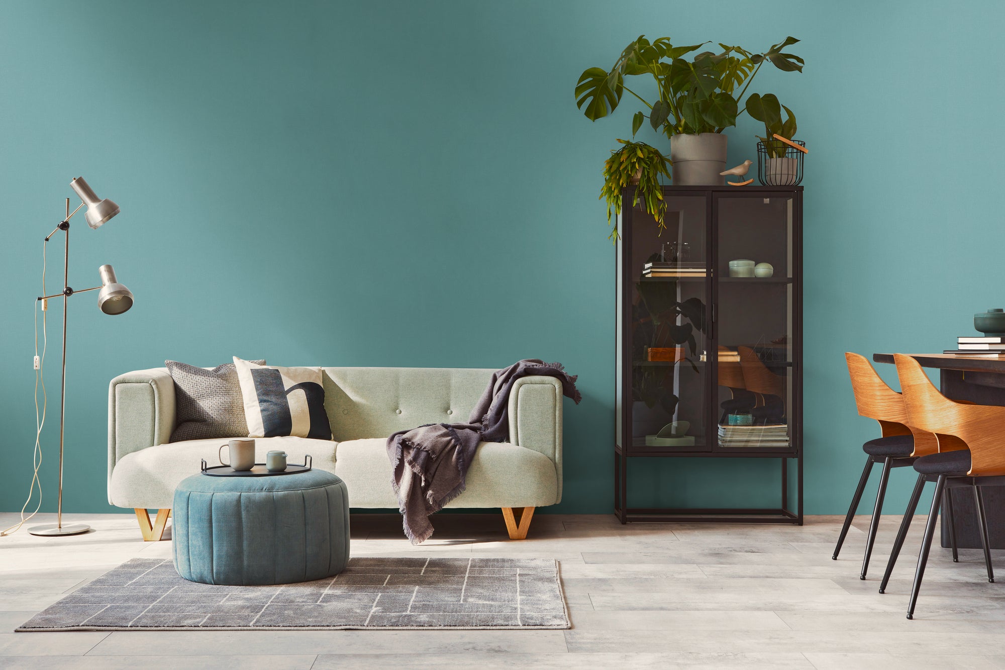 Hochwertige Tapete aus der Kollektion Pure Elegance in Blau