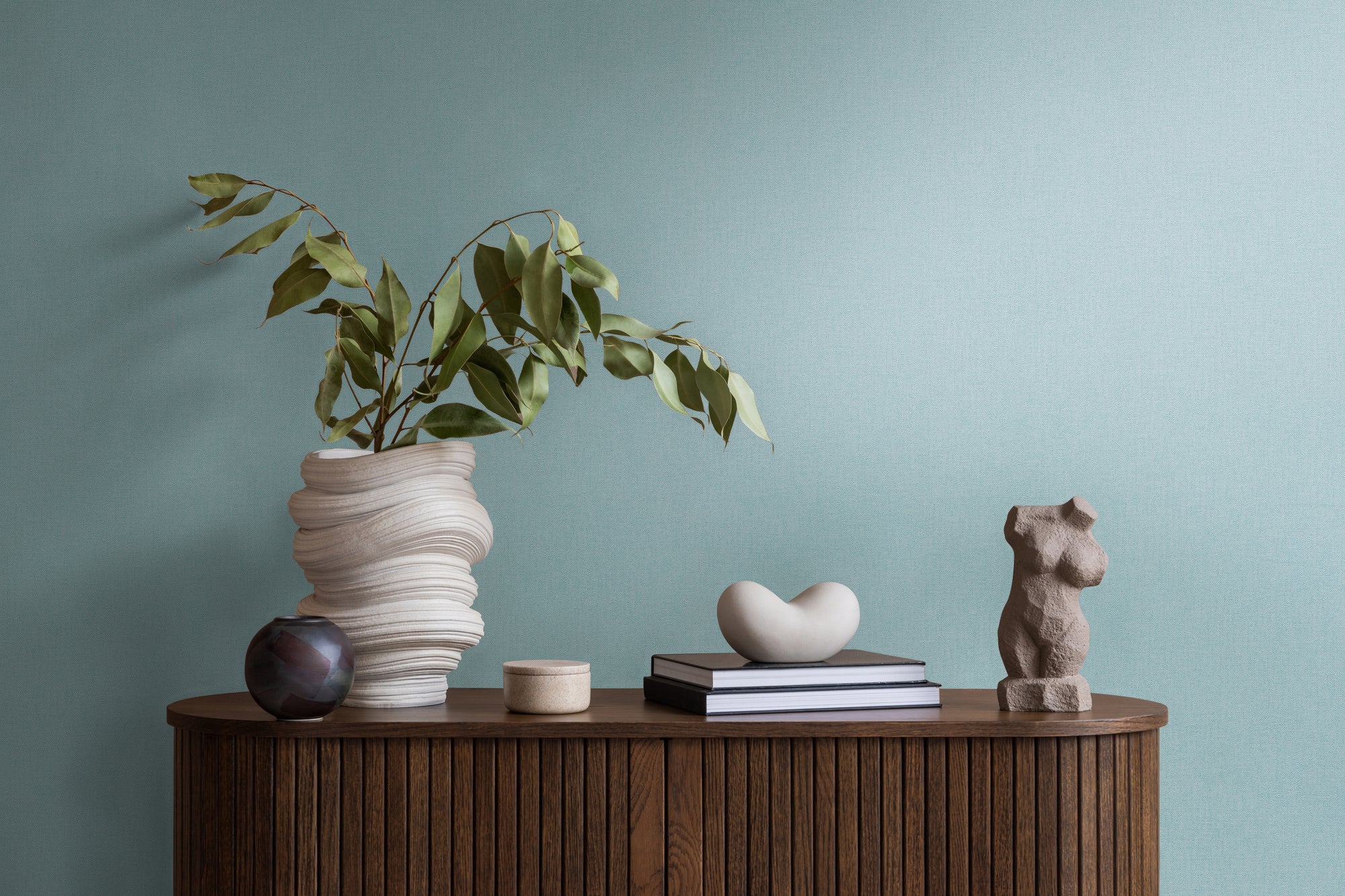 Hochwertige Tapete aus der Kollektion Pure Elegance in Blau