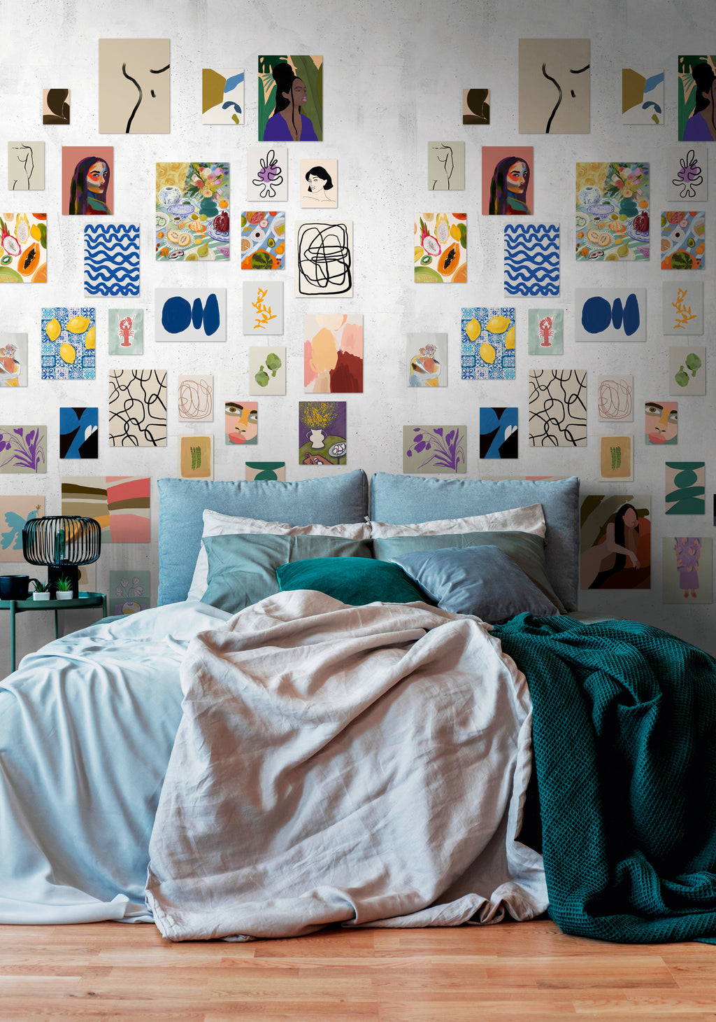 Hochwertige  Tapete aus der Kollektion THE WALL III in Bunt