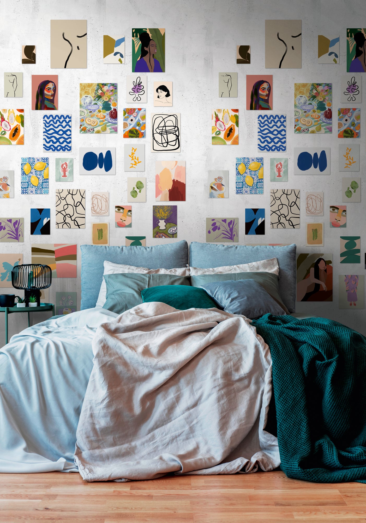 Hochwertige  Tapete aus der Kollektion THE WALL III in Bunt