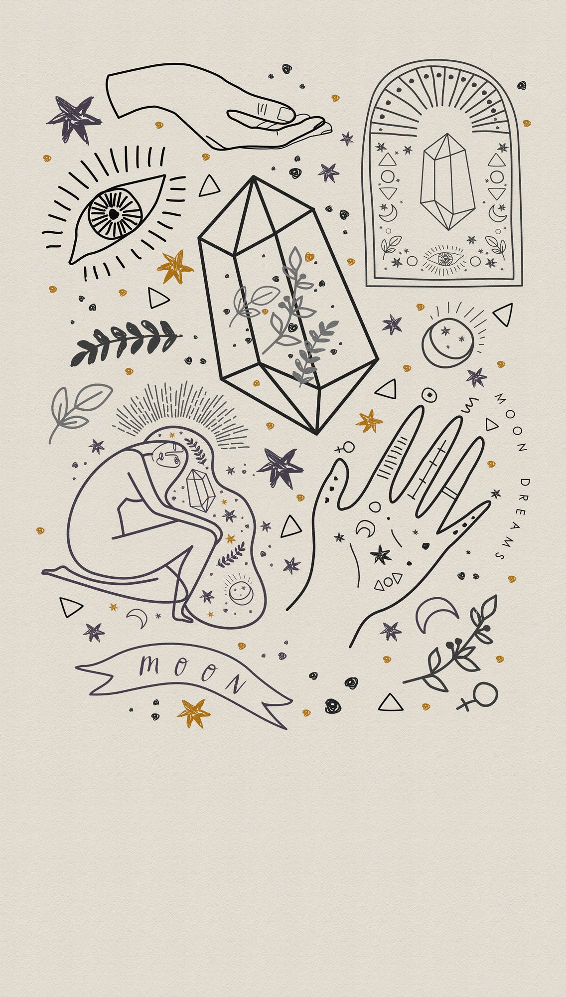 Hochwertige  Tapete aus der Kollektion THE WALL III in Creme