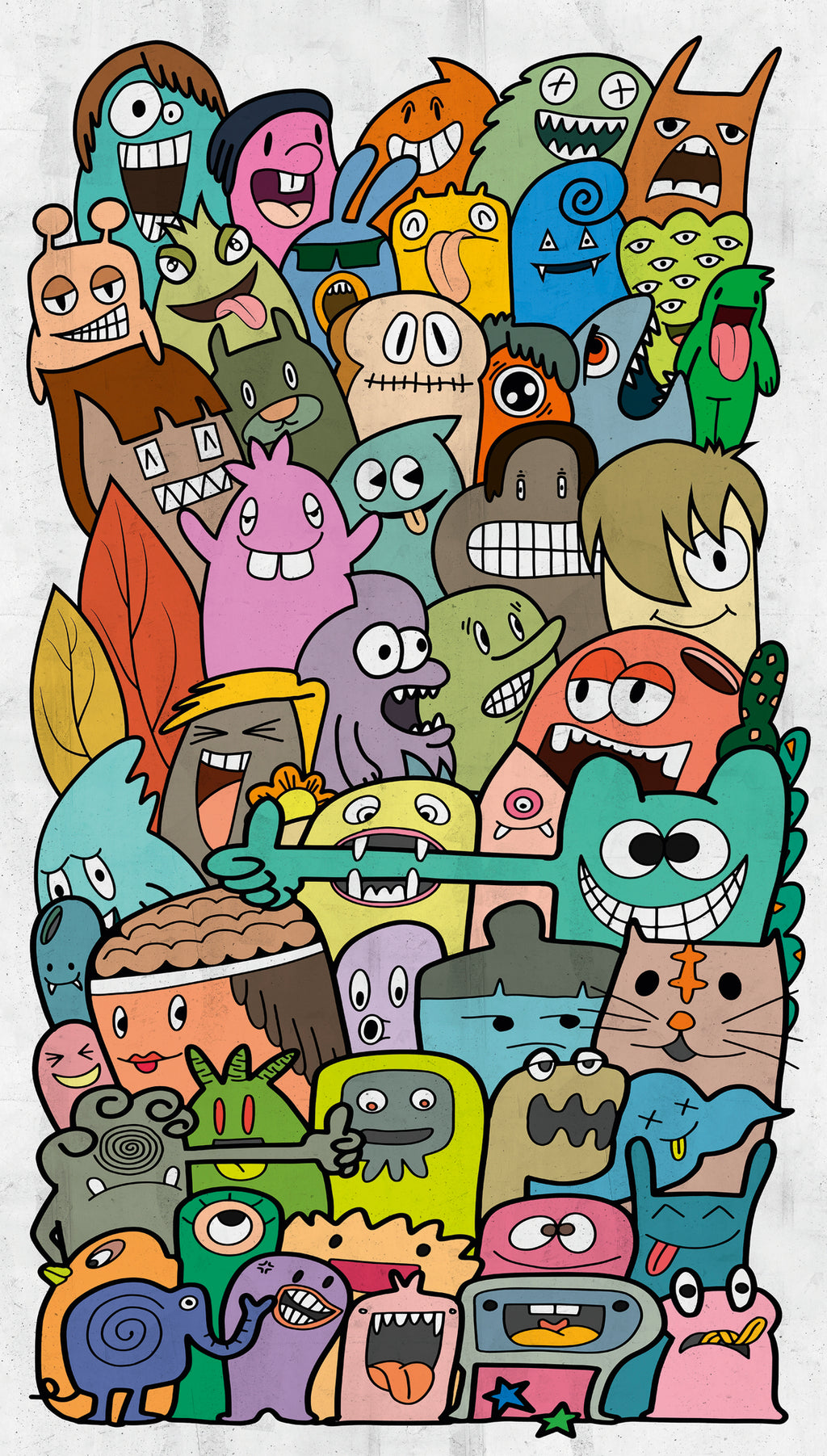 Hochwertige  Tapete aus der Kollektion THE WALL III in Bunt