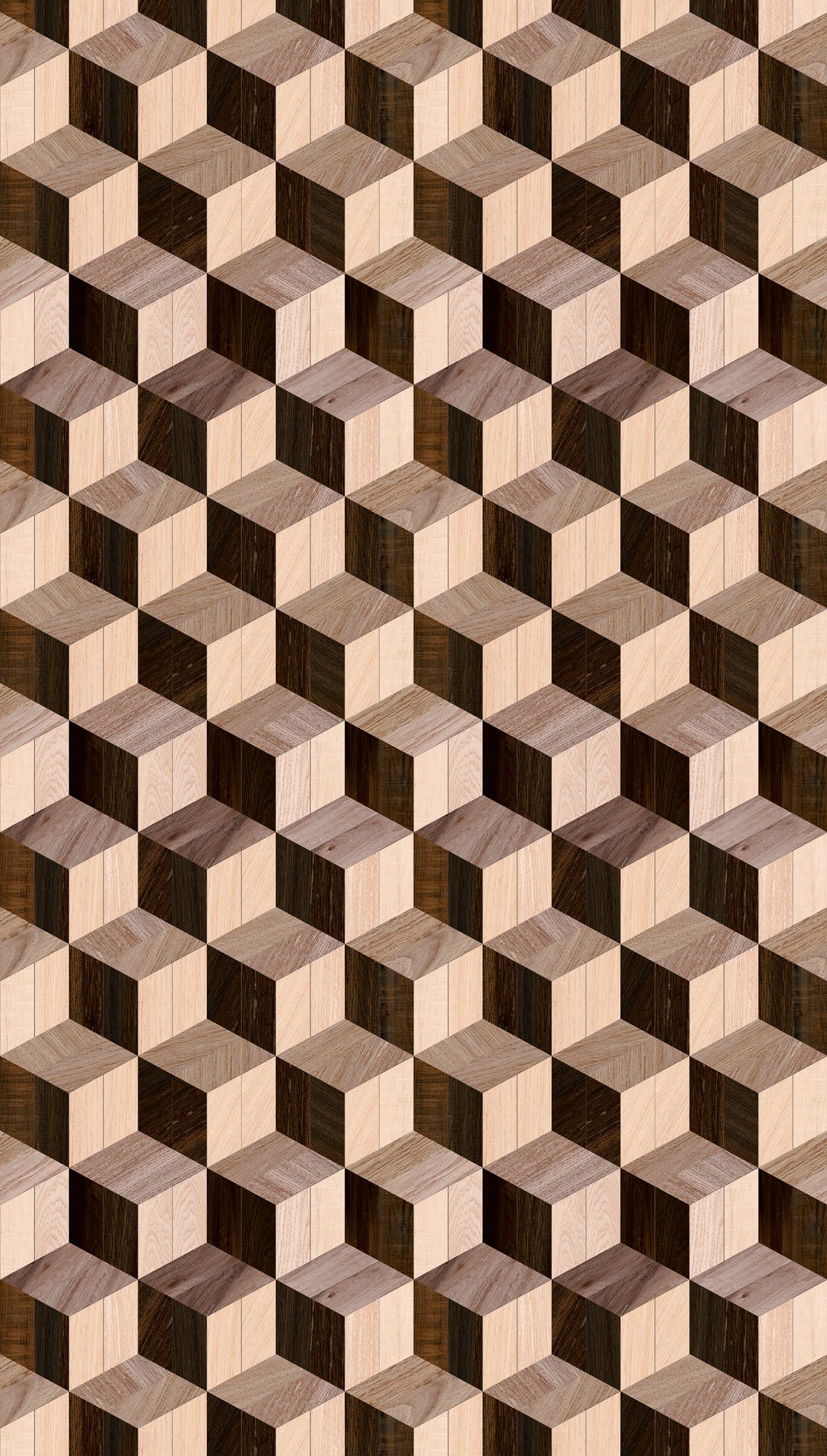 High-quality wallpaper from THE WALL III collection in brown 