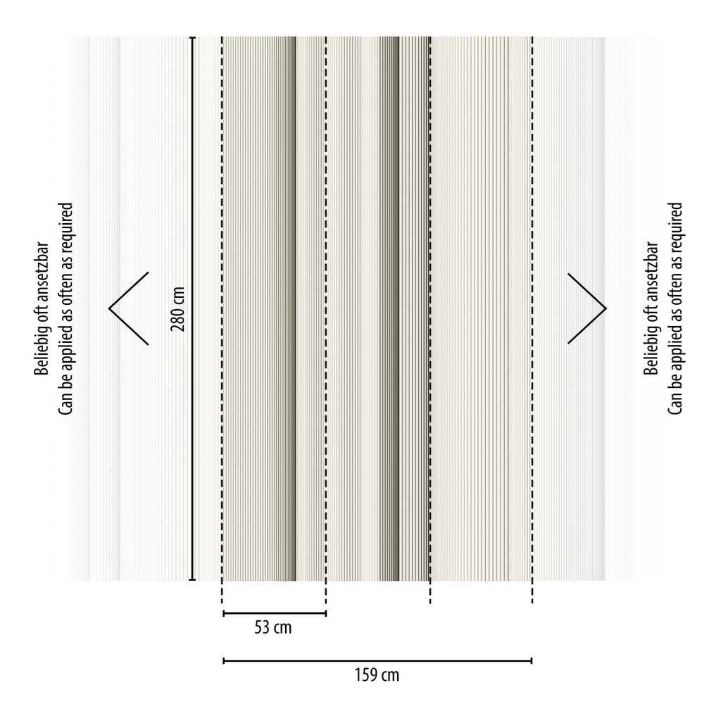 Hochwertige  Tapete aus der Kollektion THE WALL III in Beige