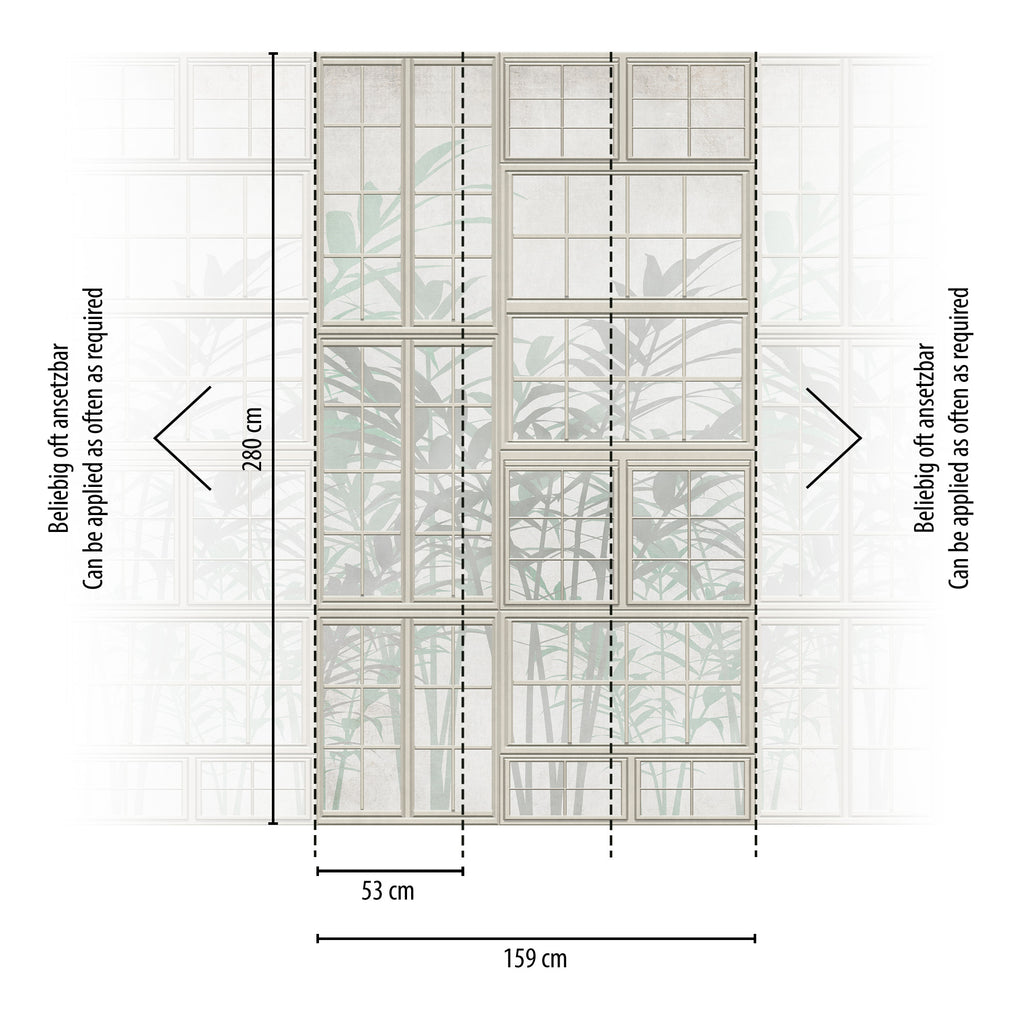 Hochwertige  Tapete aus der Kollektion THE WALL III in Creme