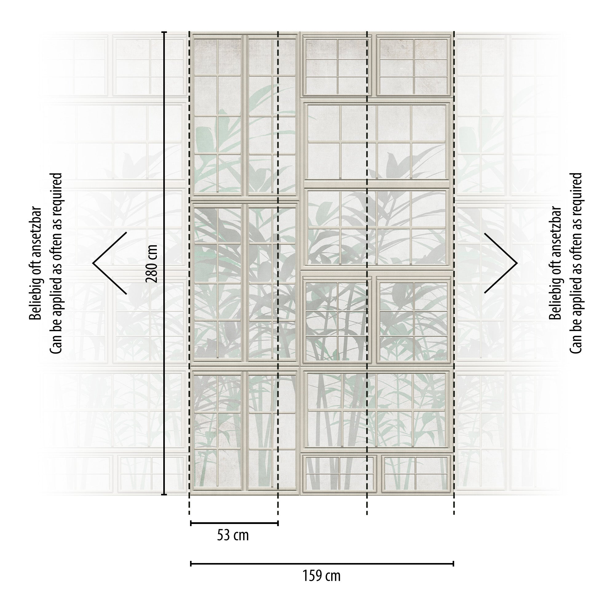 High-quality wallpaper from THE WALL III collection in cream 