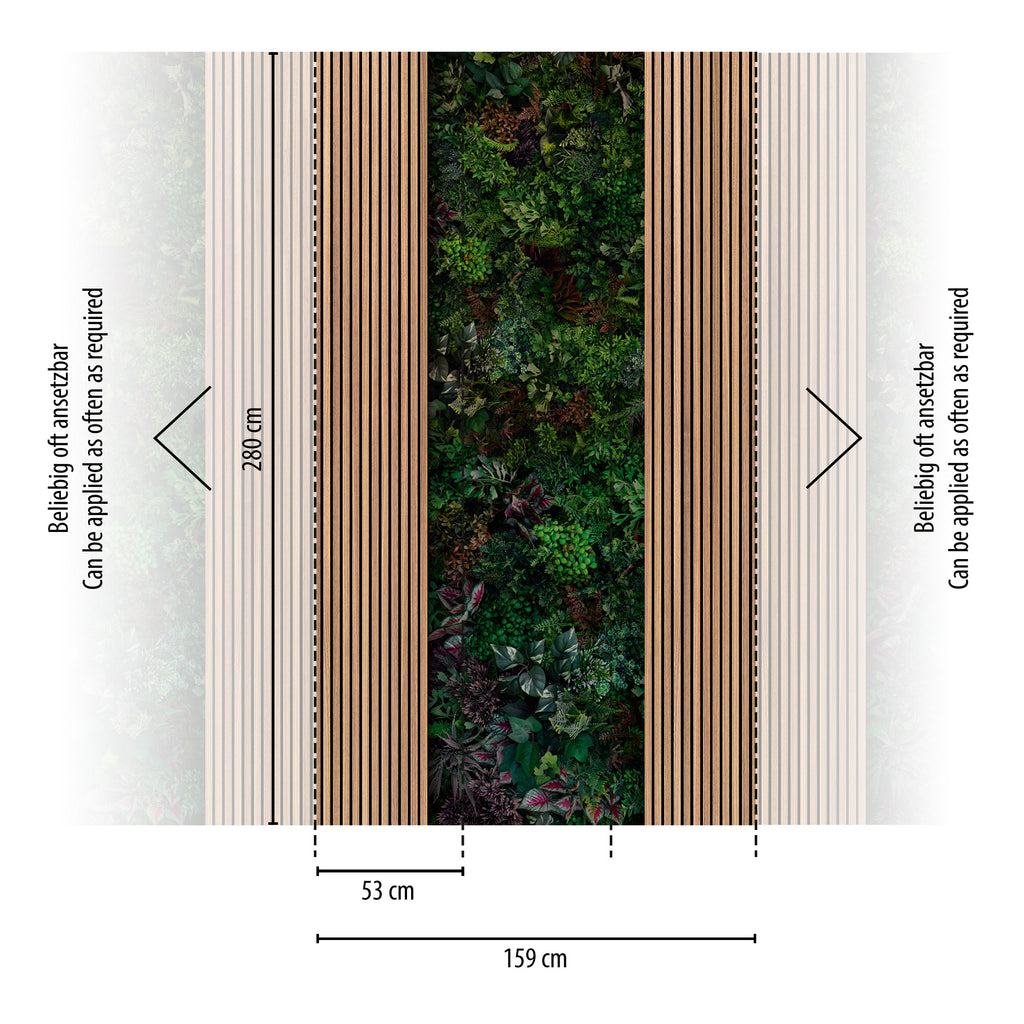Hochwertige  Tapete aus der Kollektion THE WALL III in Braun