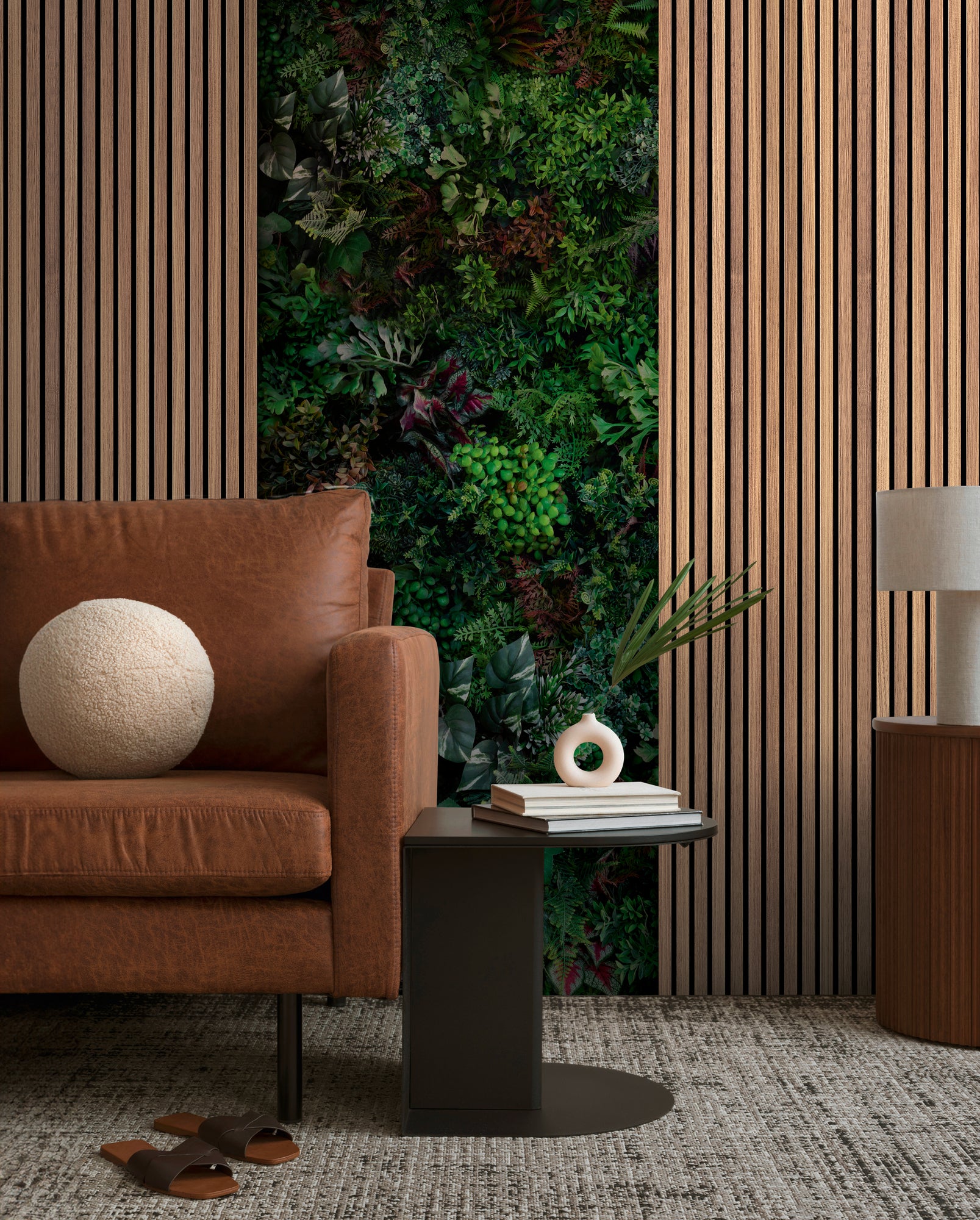 High-quality wallpaper from THE WALL III collection in brown 