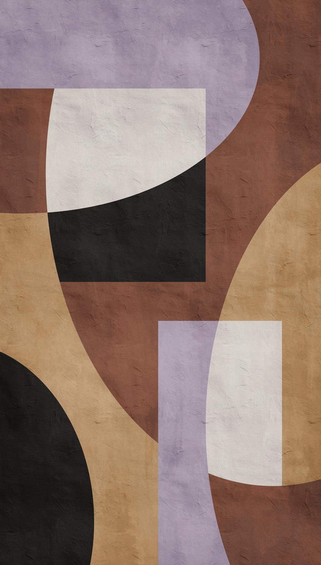 Hochwertige  Tapete aus der Kollektion THE WALL III in Braun