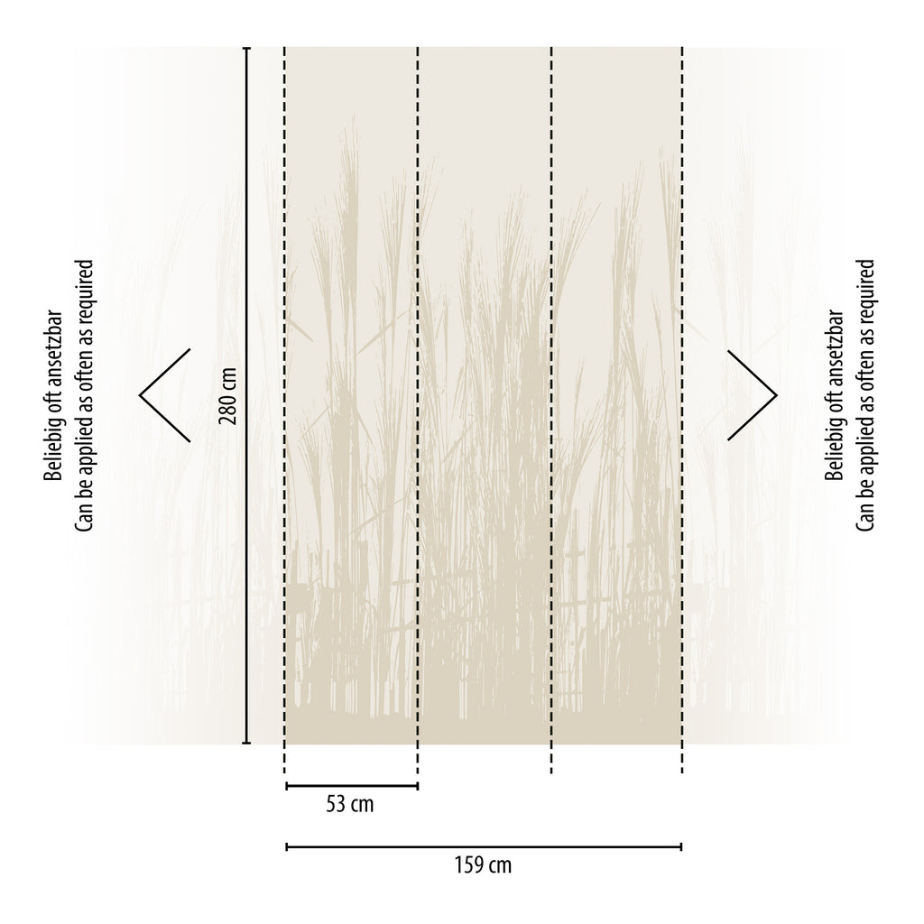 Hochwertige  Tapete aus der Kollektion THE WALL III in Beige