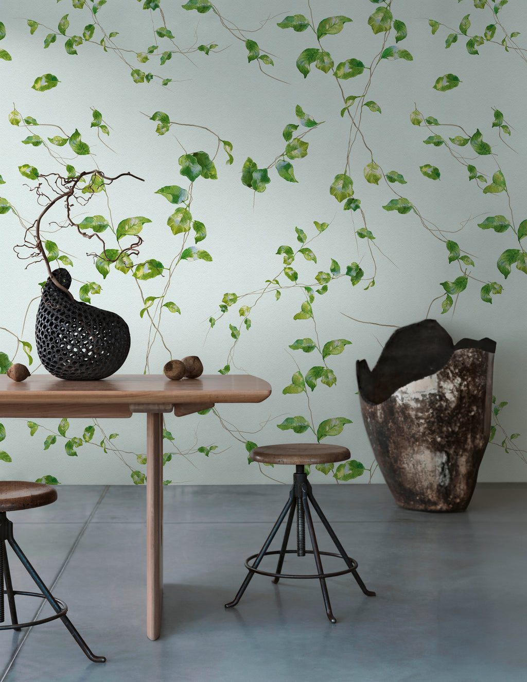 Hochwertige  Tapete aus der Kollektion THE WALL III in Grün