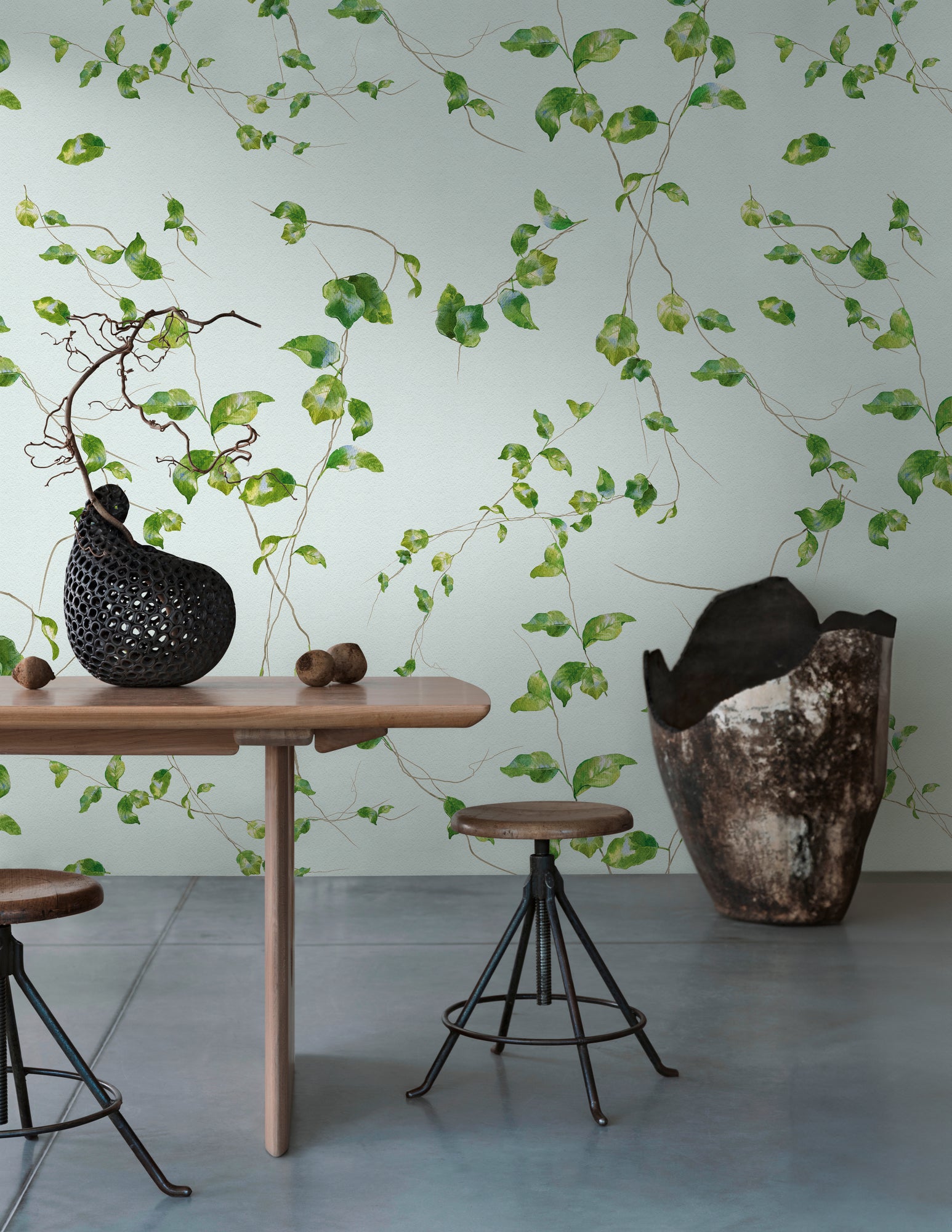 Hochwertige  Tapete aus der Kollektion THE WALL III in Grün