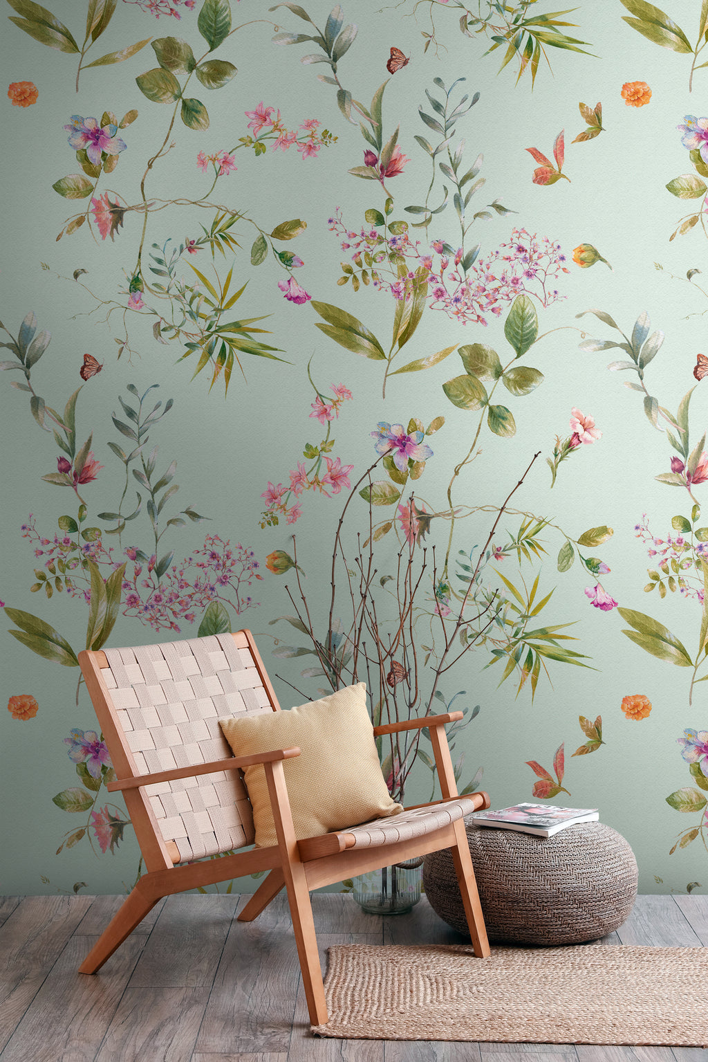 Hochwertige  Tapete aus der Kollektion THE WALL III in Blau