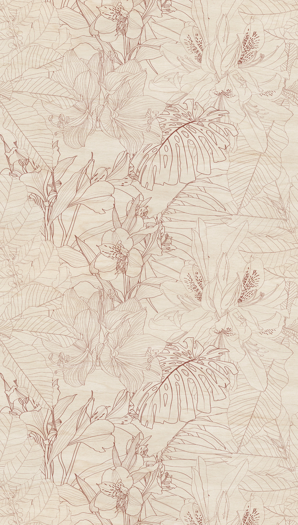 Hochwertige  Tapete aus der Kollektion THE WALL III in Beige