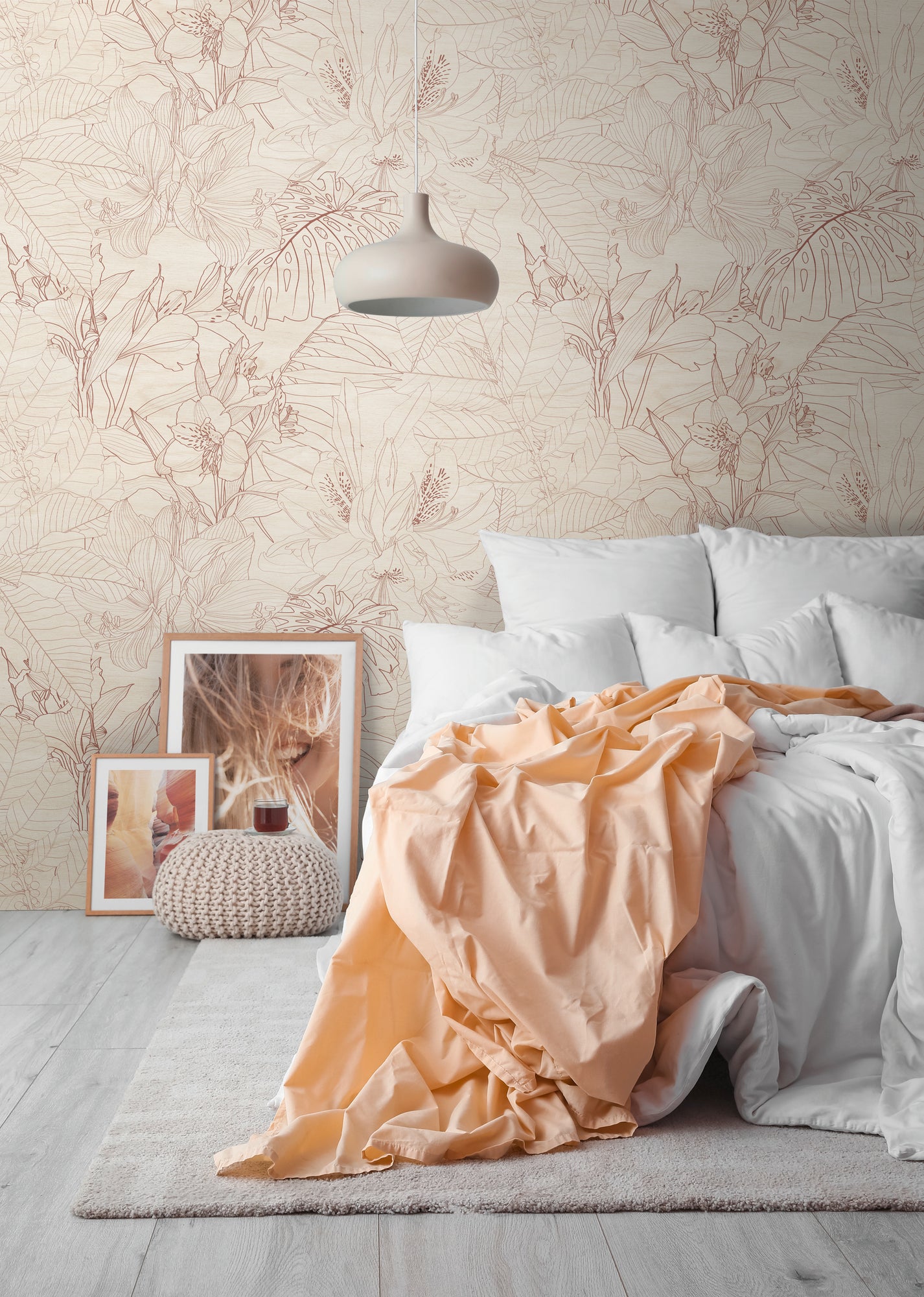 Hochwertige  Tapete aus der Kollektion THE WALL III in Beige