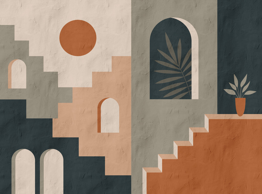 High-quality wallpaper from THE WALL III collection in green 