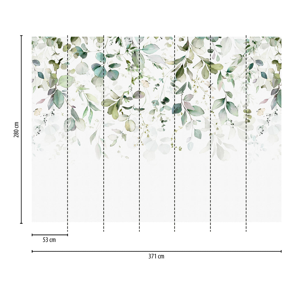 Hochwertige  Tapete aus der Kollektion THE WALL III in Grün