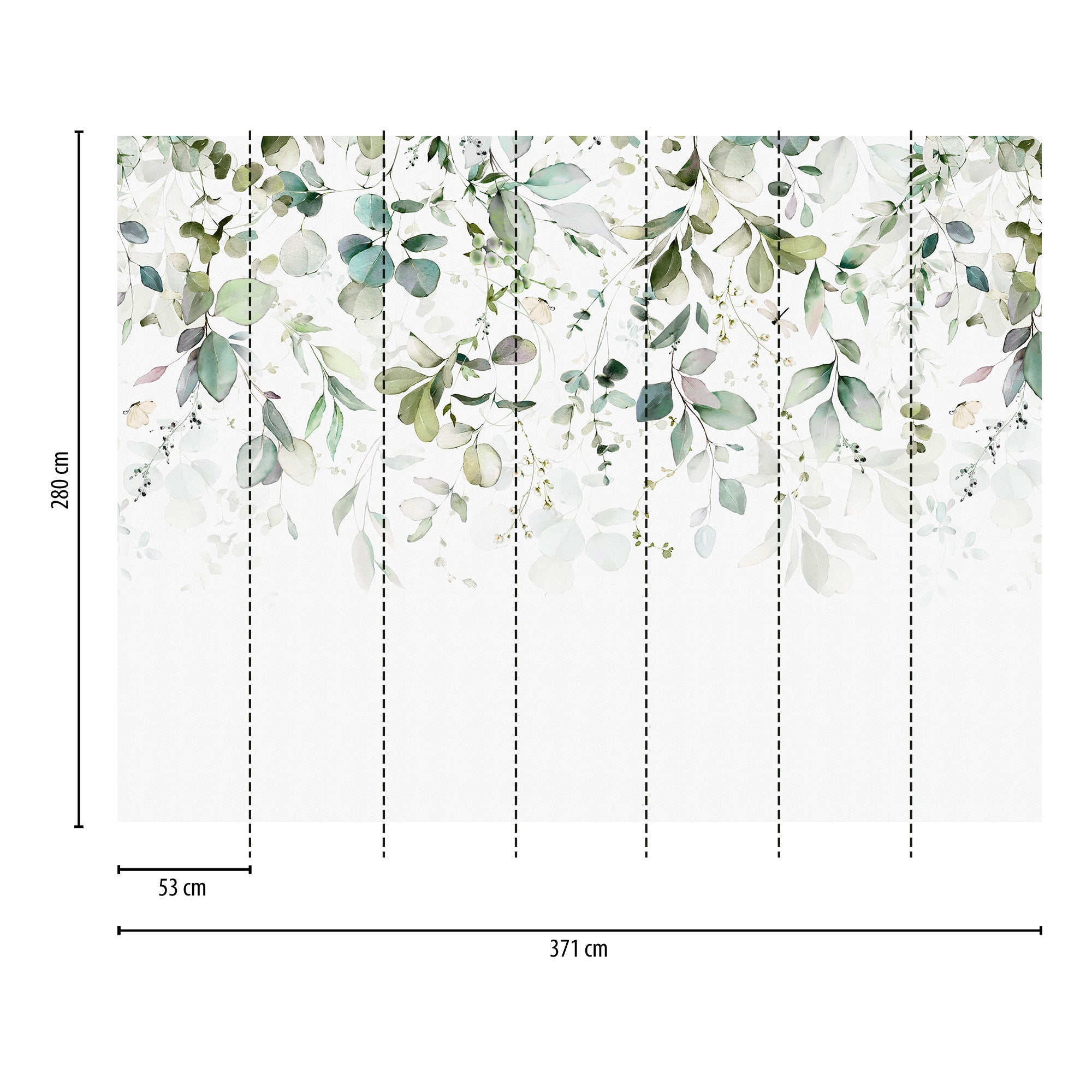 Hochwertige  Tapete aus der Kollektion THE WALL III in Grün