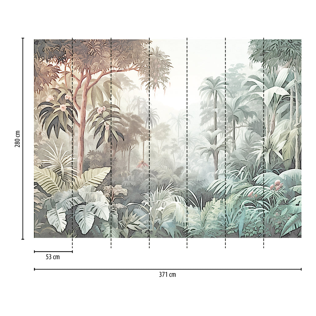 Hochwertige  Tapete aus der Kollektion THE WALL III in Bunt