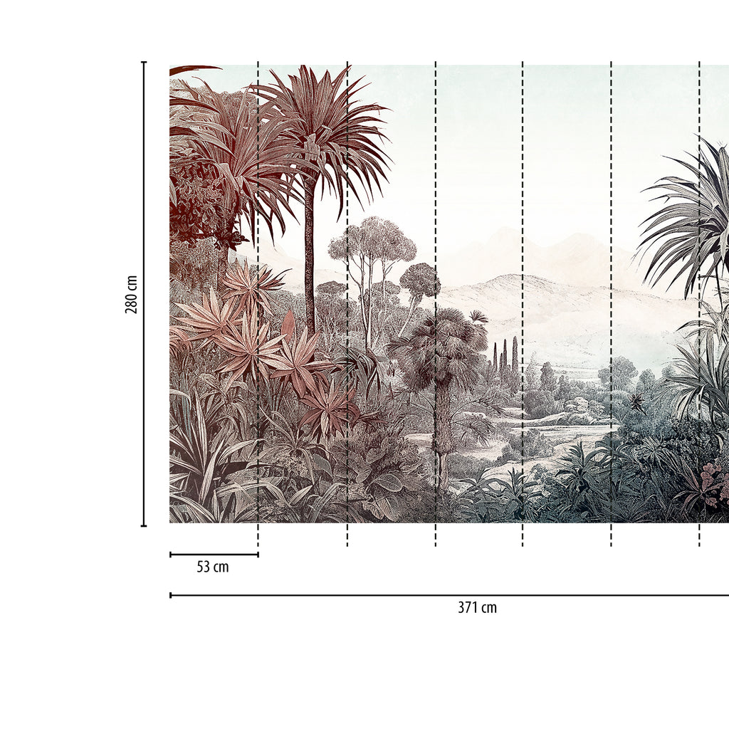 Hochwertige  Tapete aus der Kollektion THE WALL III in Bunt