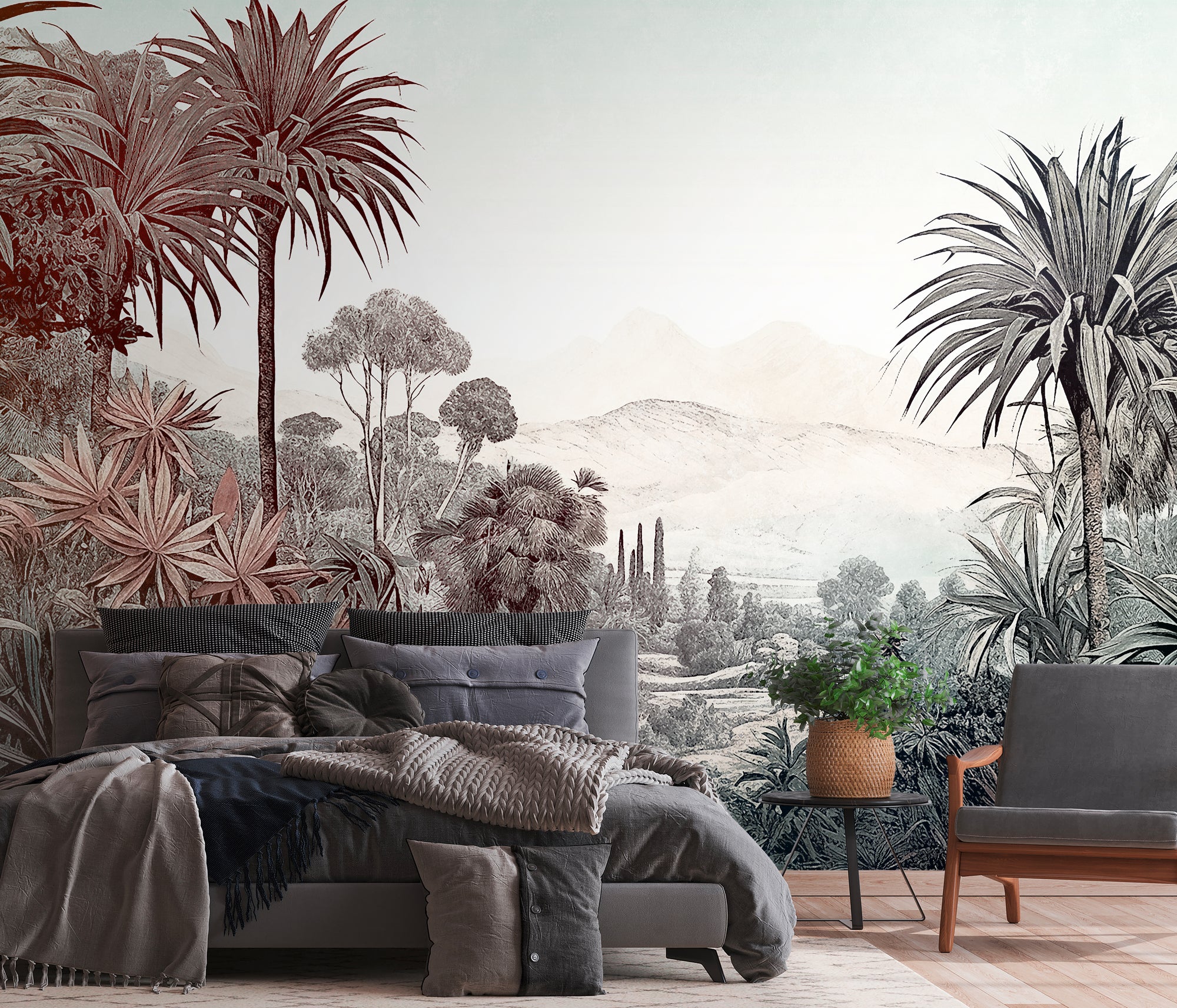 Hochwertige  Tapete aus der Kollektion THE WALL III in Bunt